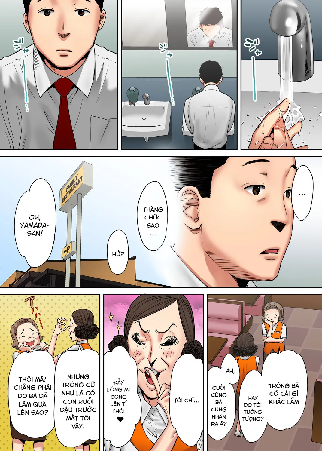 HentaiVN.net - Ảnh 22 - Cấp dưới của chồng làm tôi ra lênh láng... Ngoại tình thật là sướng đến điên đảo. [「夫の部下にイかされちゃう…」抗えず感じてしまう不倫妻] - Chap 6........