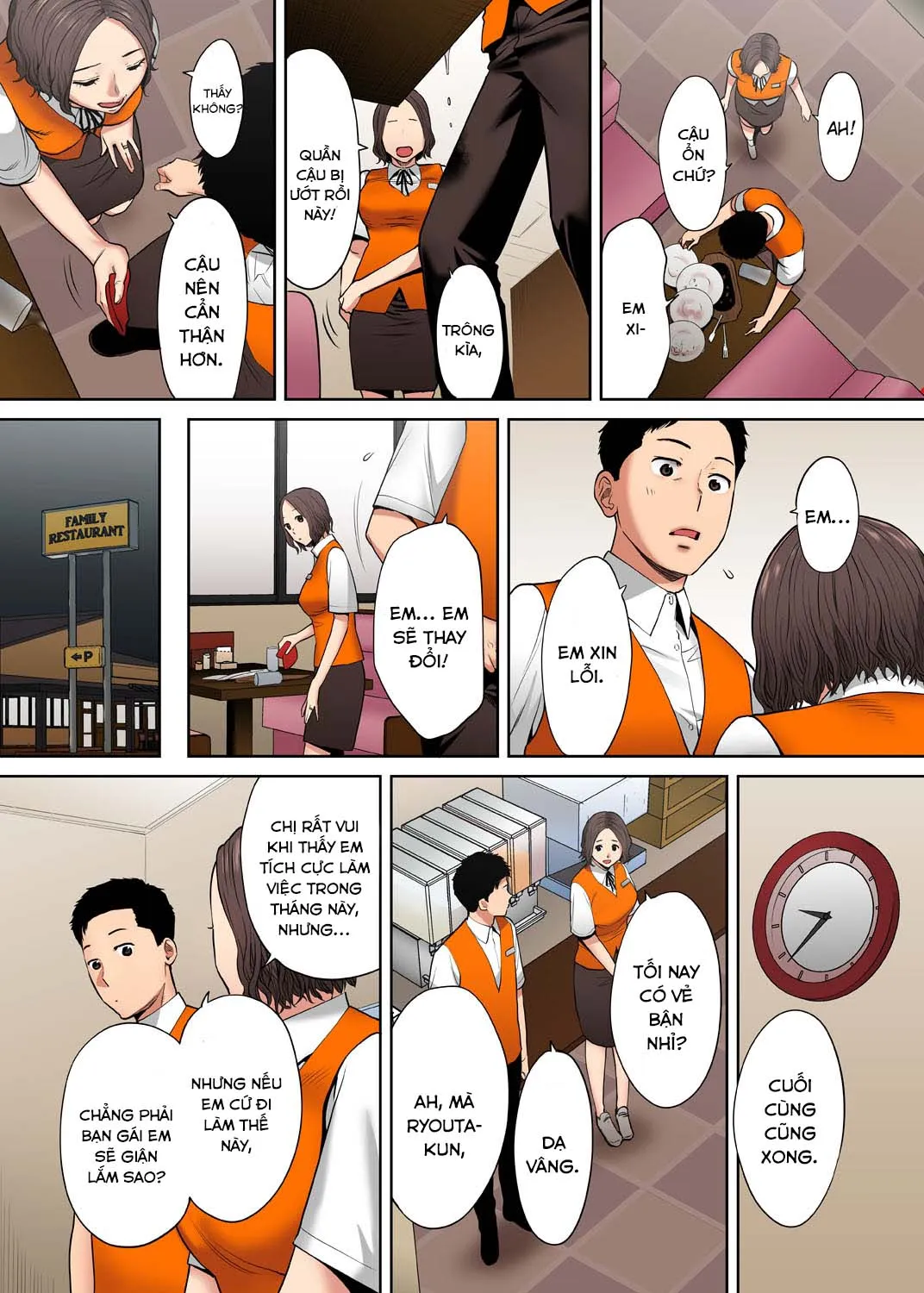 HentaiVN.net - Ảnh 16 - Cấp dưới của chồng làm tôi ra lênh láng... Ngoại tình thật là sướng đến điên đảo. [「夫の部下にイかされちゃう…」抗えず感じてしまう不倫妻] - Chap 8