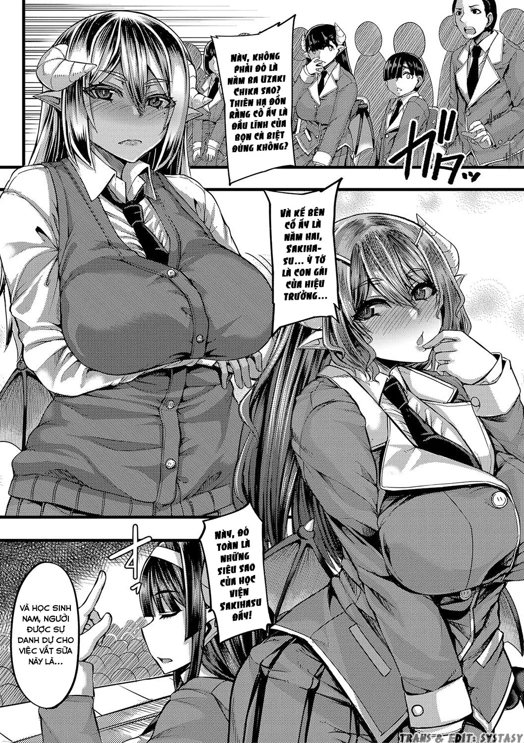 HentaiVN.net - Ảnh 5 - Succubus Sakusei-bu - Chap 1
