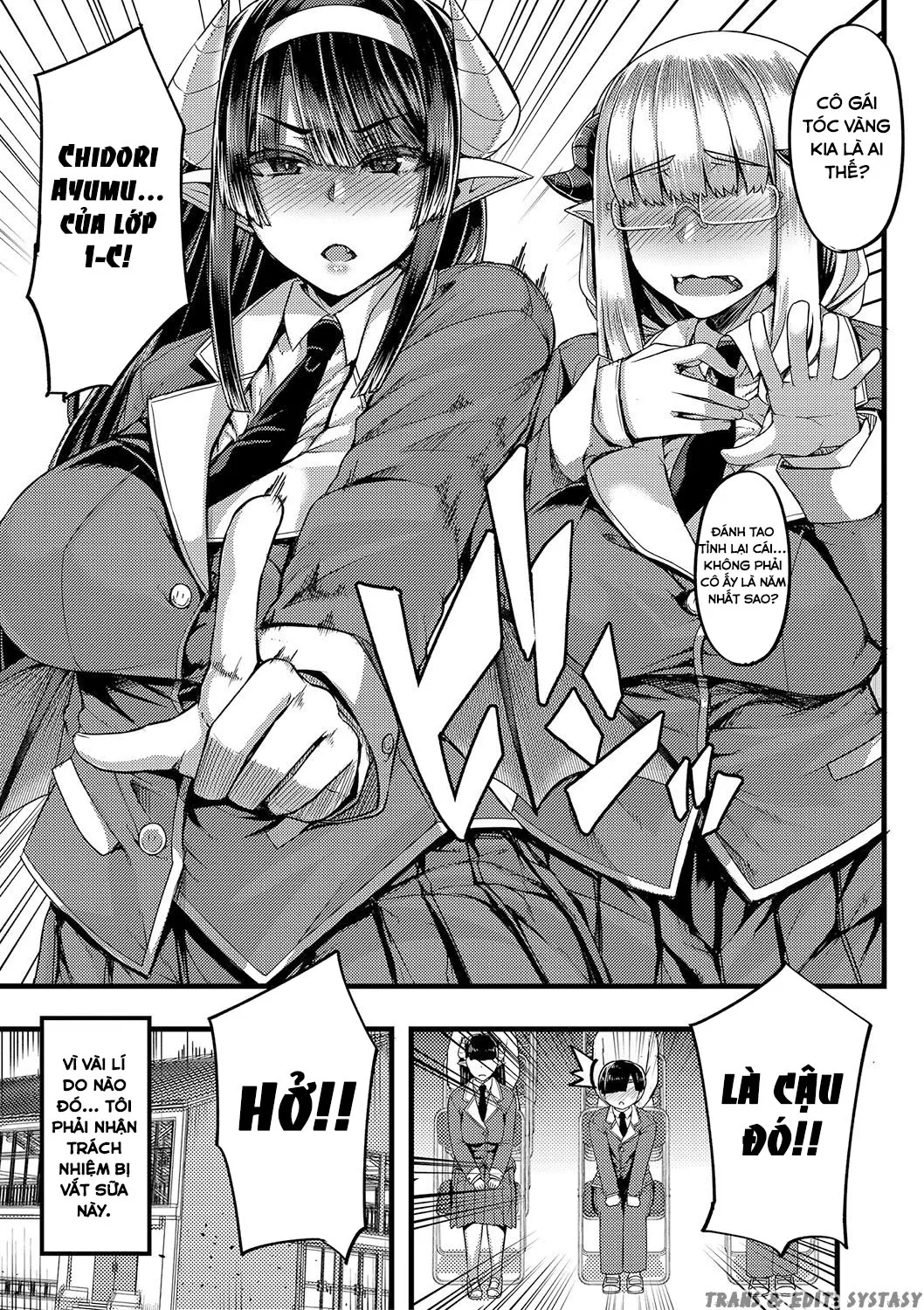HentaiVN.net - Ảnh 6 - Succubus Sakusei-bu - Chap 1