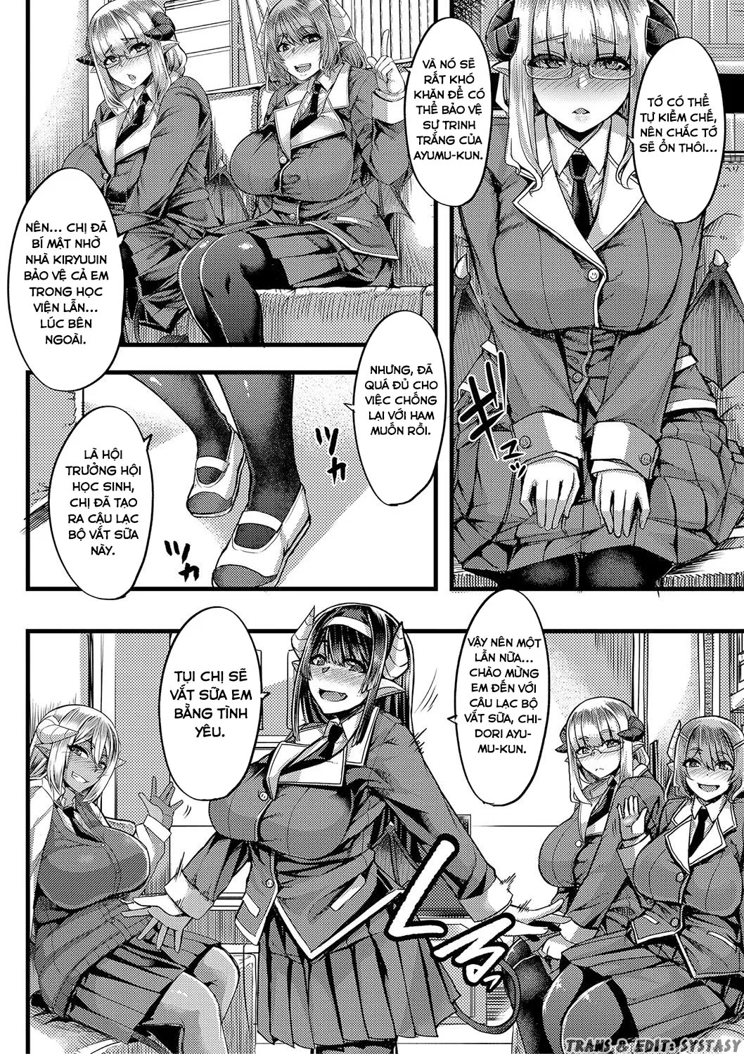 HentaiVN.net - Ảnh 9 - Succubus Sakusei-bu - Chap 1