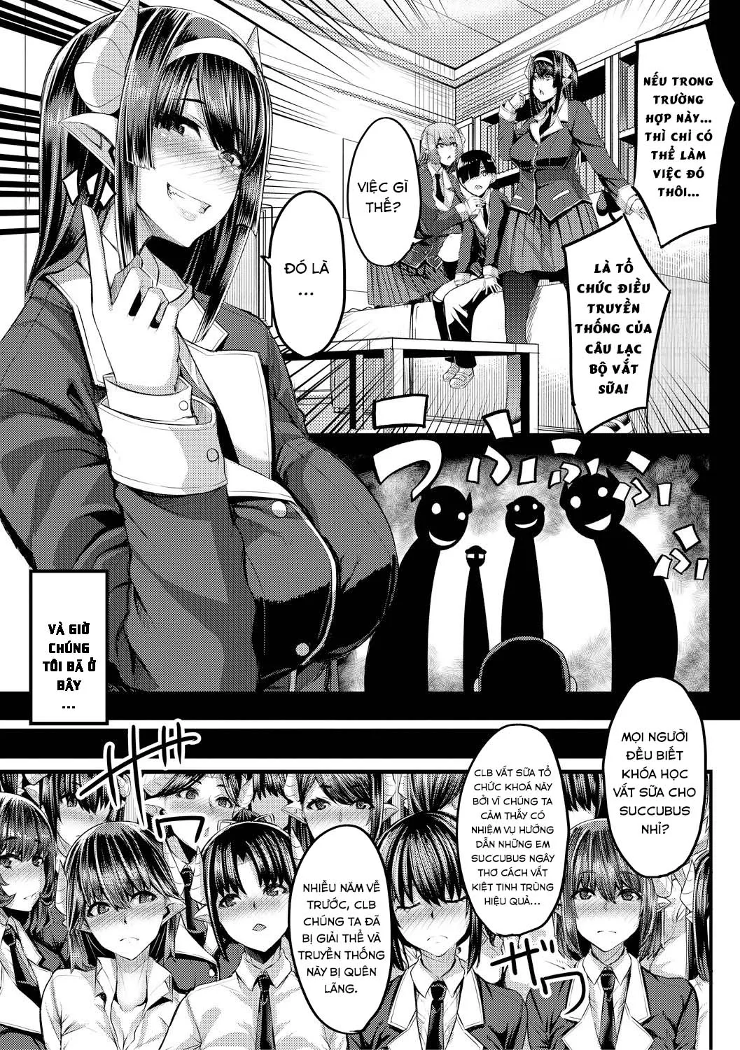 HentaiVN.net - Ảnh 5 - Succubus Sakusei-bu - Chap 2