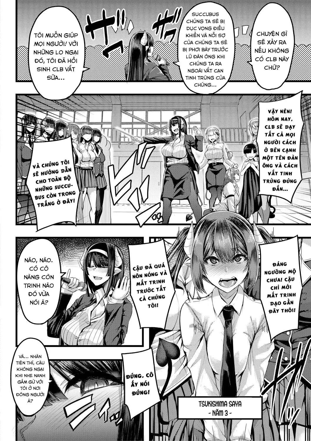 HentaiVN.net - Ảnh 6 - Succubus Sakusei-bu - Chap 2