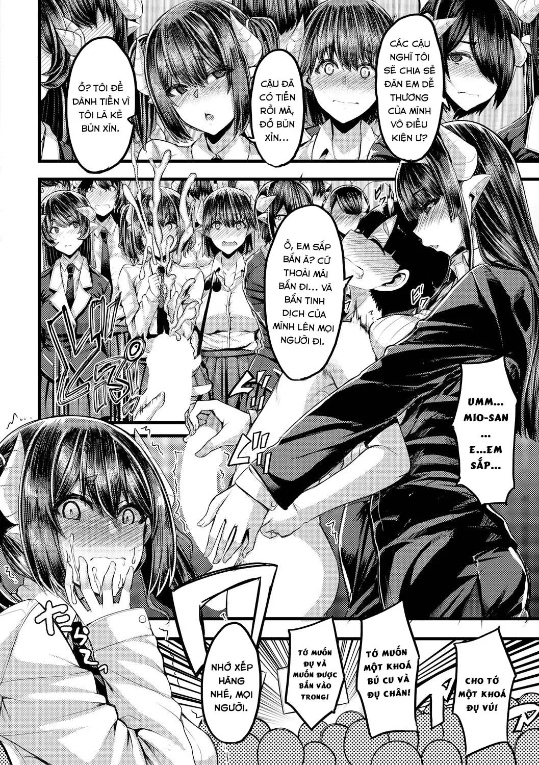 HentaiVN.net - Ảnh 8 - Succubus Sakusei-bu - Chap 2