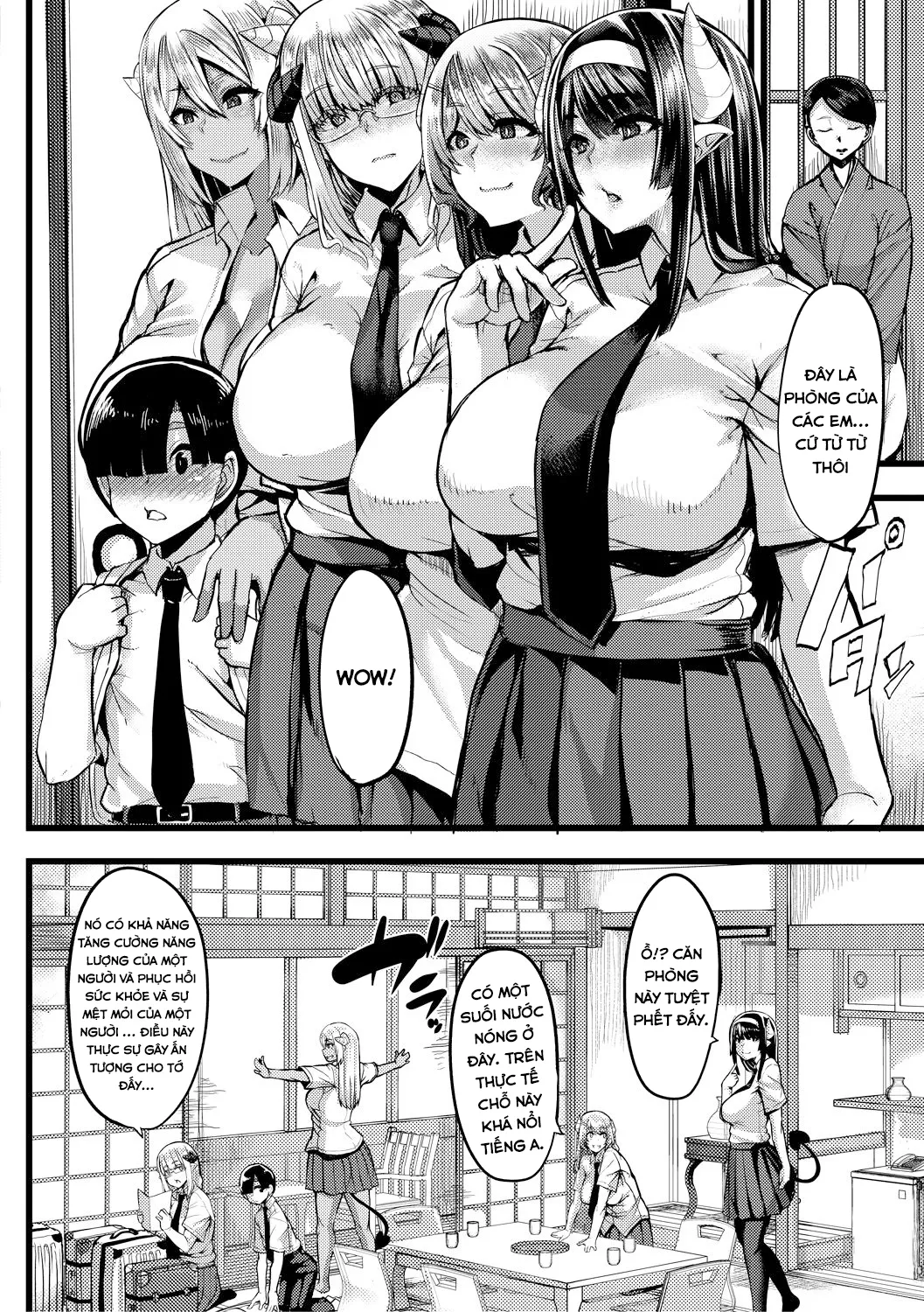 HentaiVN.net - Ảnh 4 - Succubus Sakusei-bu - Chap 3