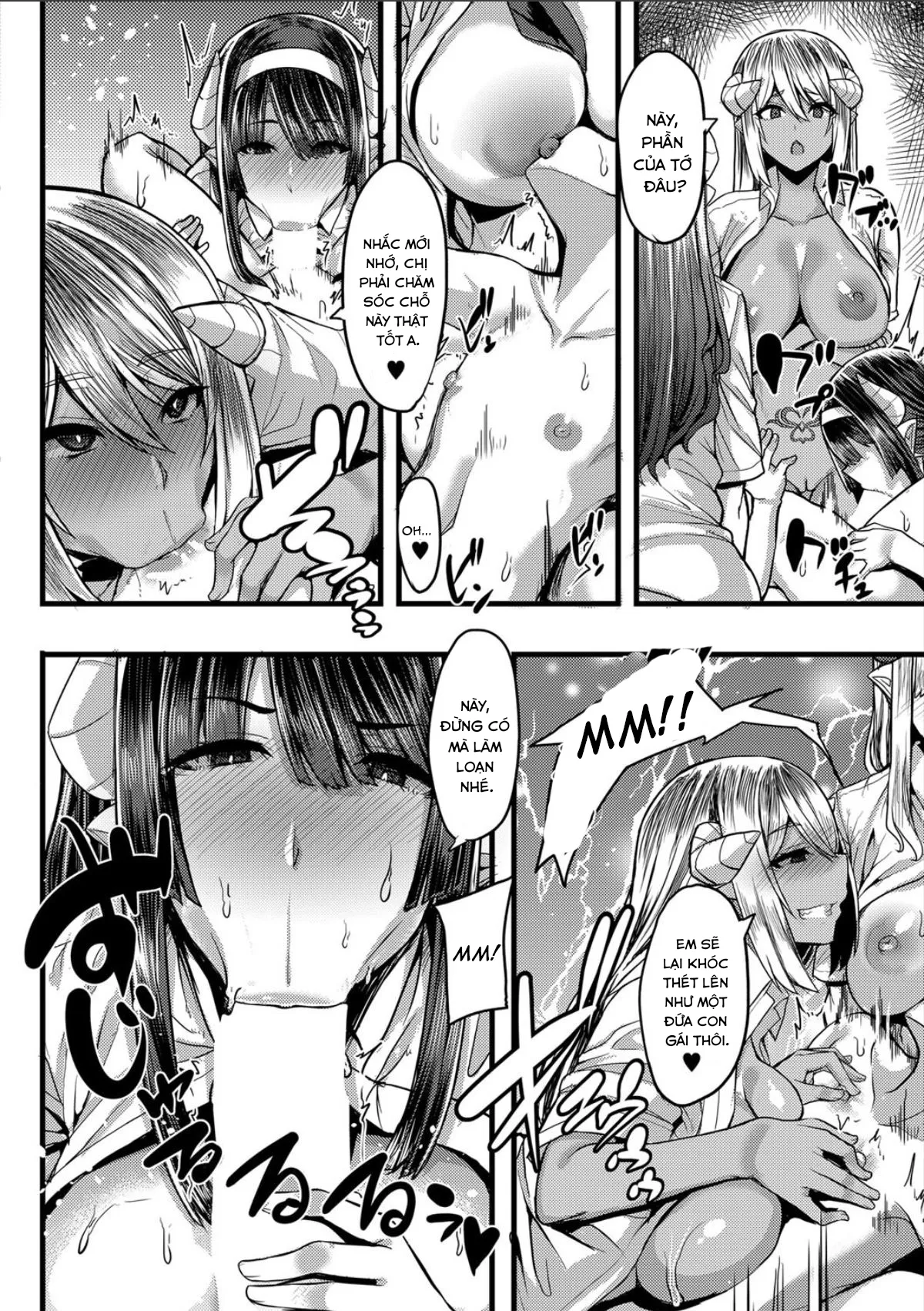 HentaiVN.net - Ảnh 16 - Succubus Sakusei-bu - Chap 4