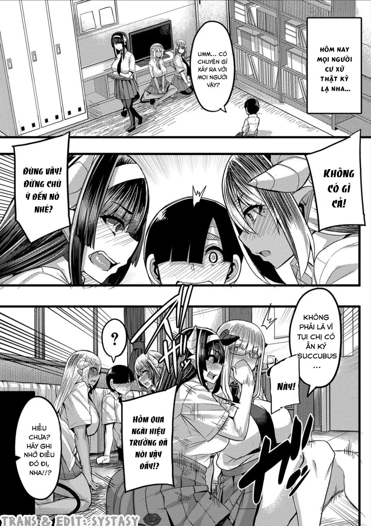 HentaiVN.net - Ảnh 3 - Succubus Sakusei-bu - Chap 4