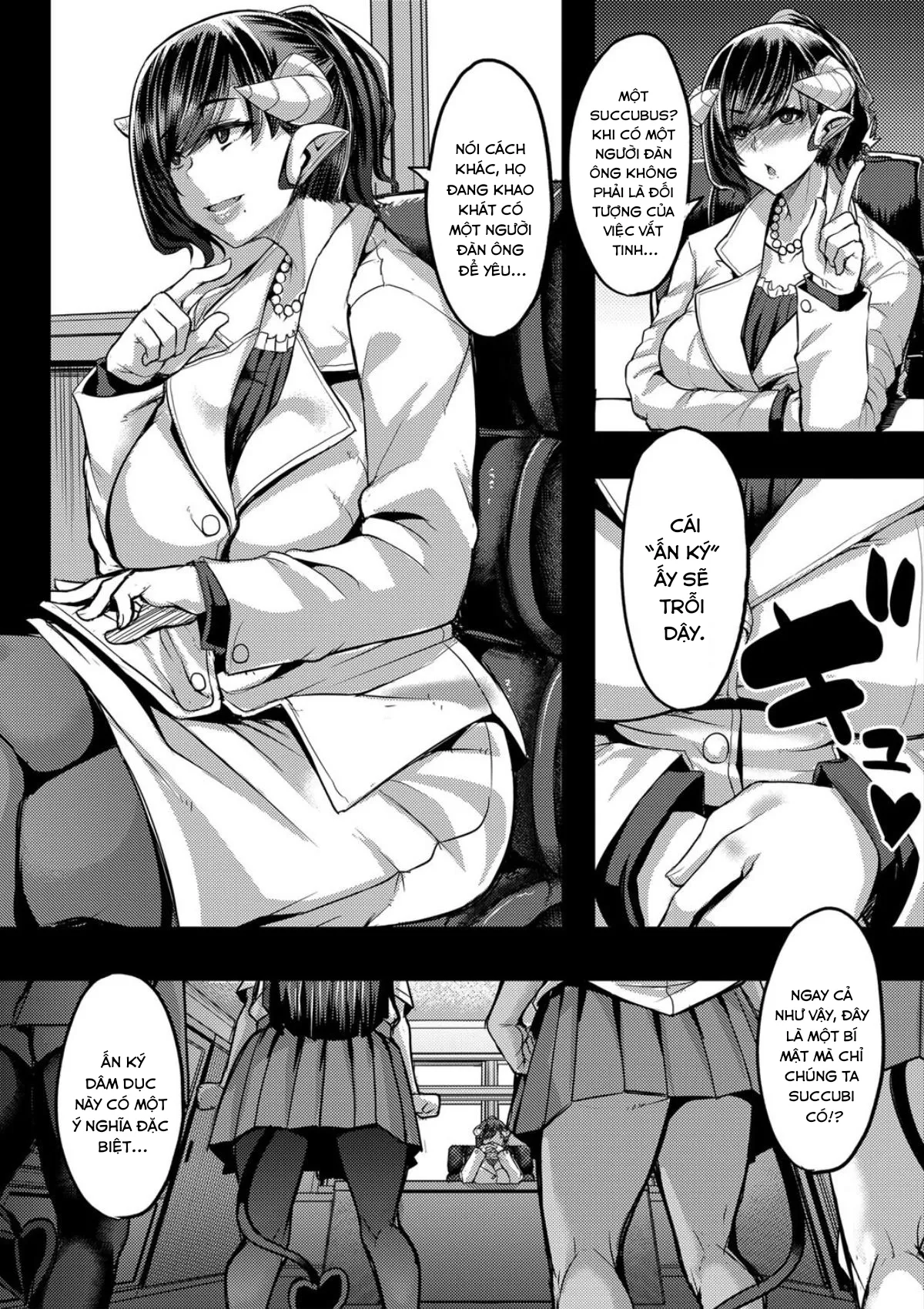 HentaiVN.net - Ảnh 4 - Succubus Sakusei-bu - Chap 4
