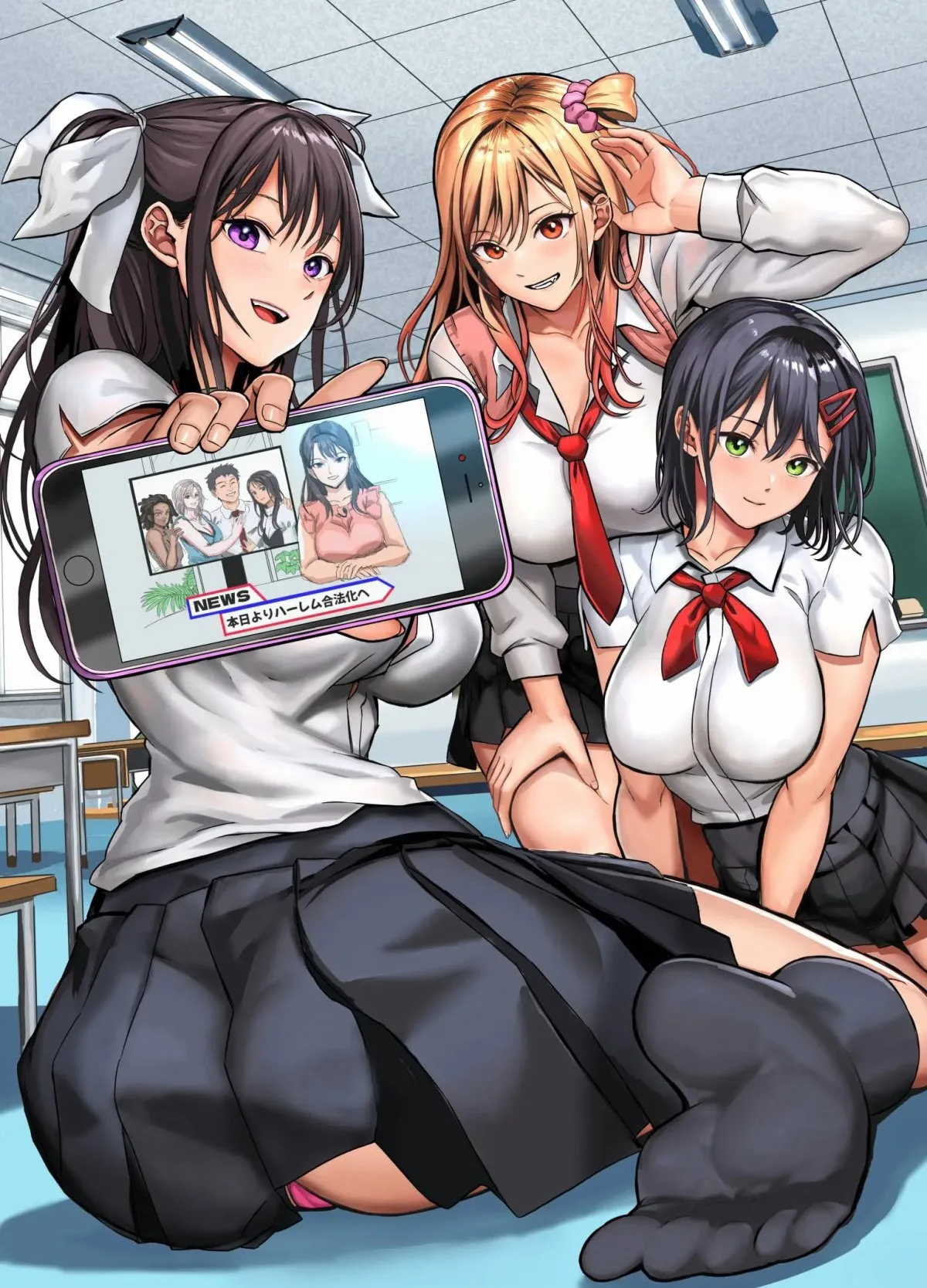 HentaiVN.net - Ảnh 5 - Mujintou Sounans Harem [無人島遭難ハーレム] - Chap 1