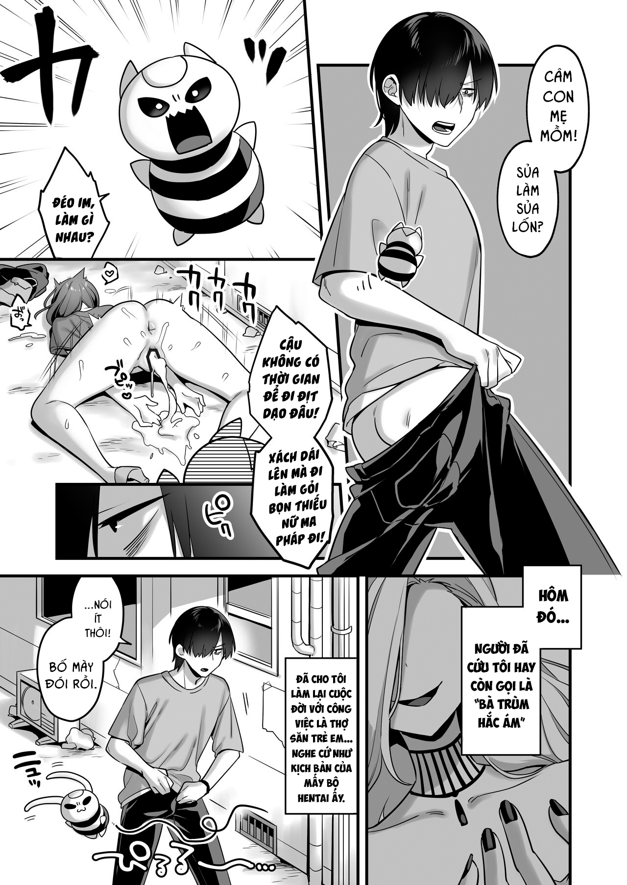 HentaiVN.net - Ảnh 5 - Sự Tích Về Những Cô Gái Phép Thuật - Chap 1: Ngày mà kẻ phản diện ra đời