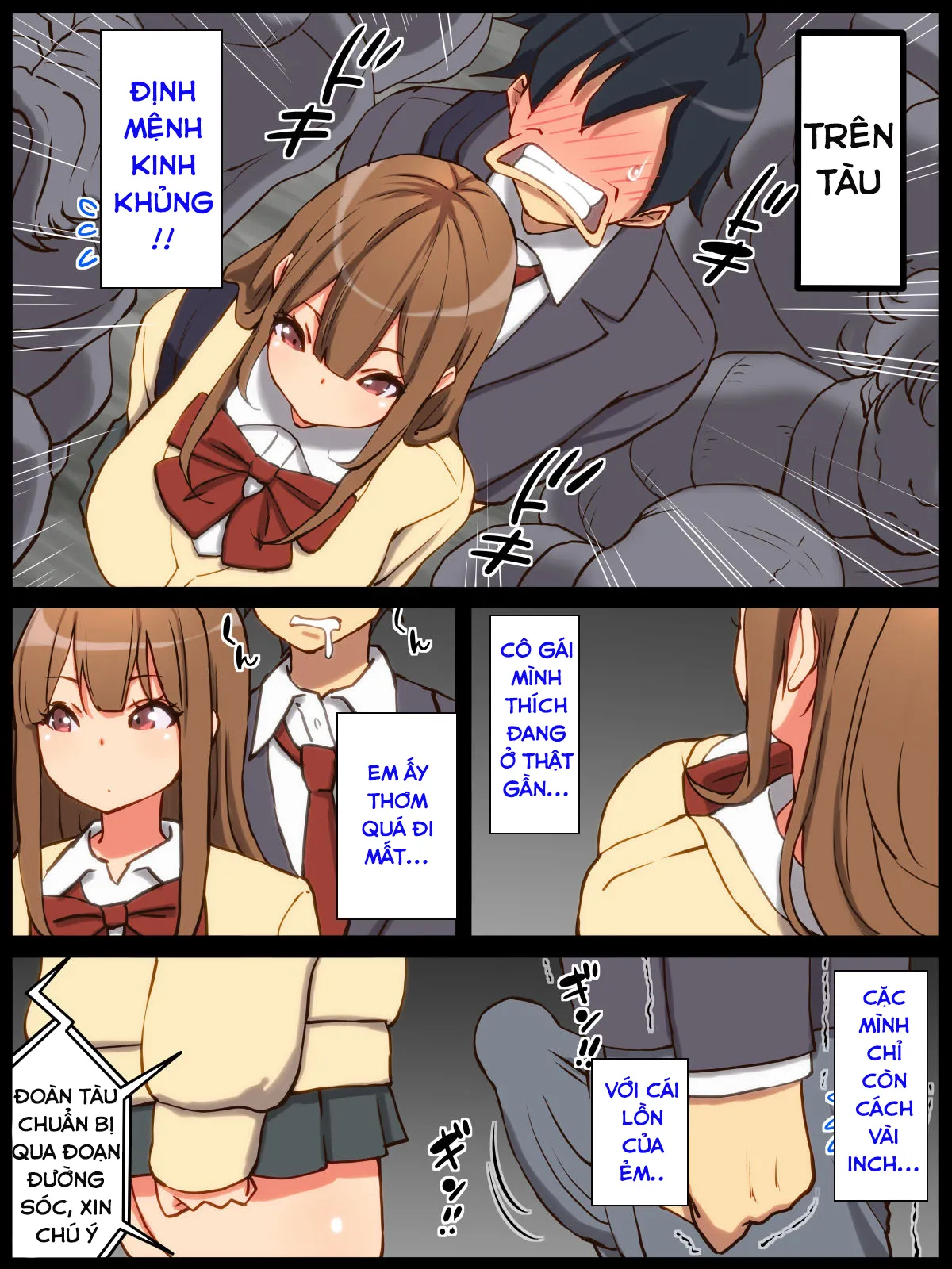 HentaiVN.net - Ảnh 7 - Những Cái Lồn Múp Và Chàng Trai Số Hưởng! [Motto An An Dopyun; Fuck Me More, Make Me Moan!] - Part 1: Cô nữ sinh dâm đãng trong WC