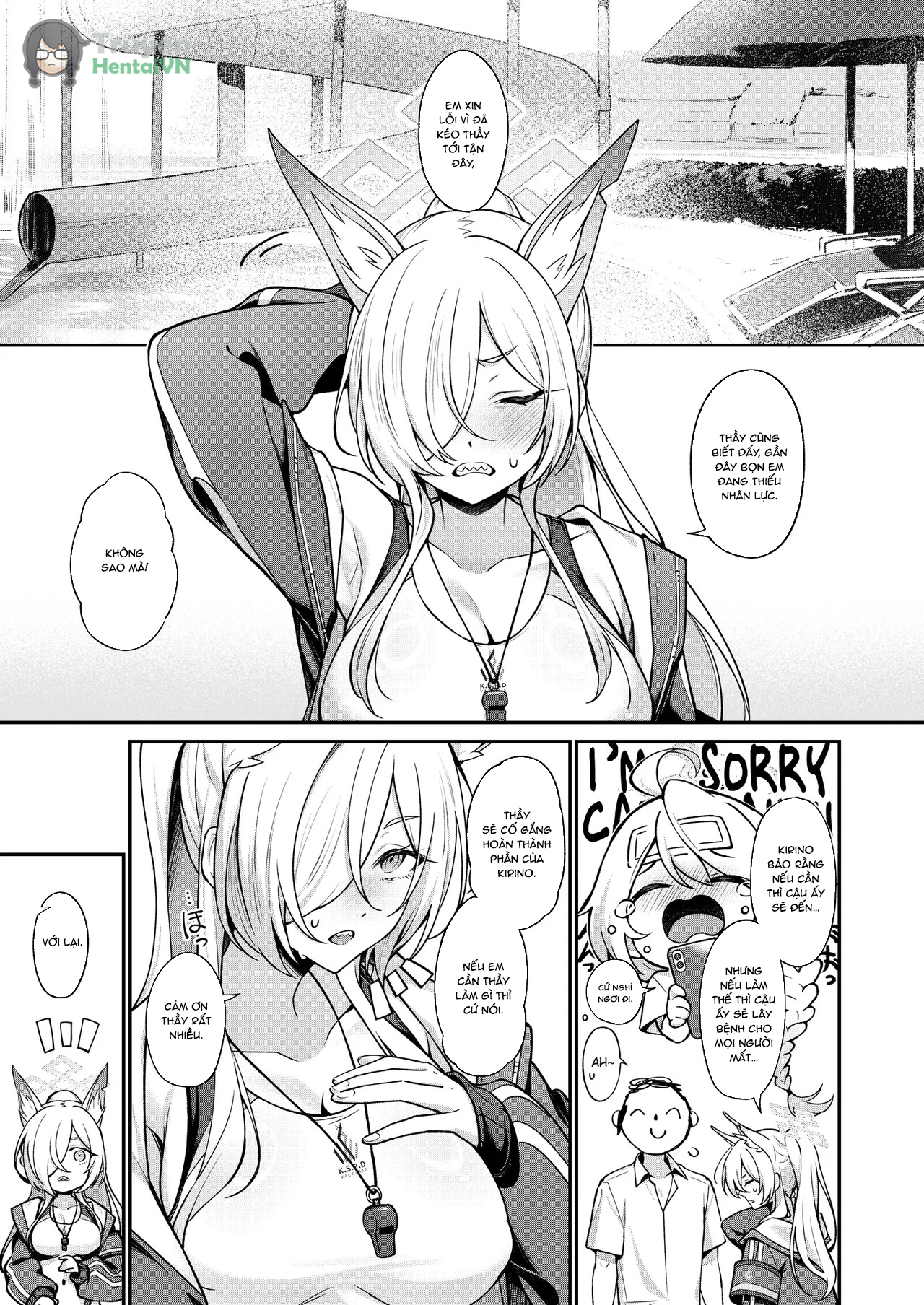 HentaiVN.net - Ảnh 3 - Kanna to Iyashiai (Blue Archive) - Oneshot