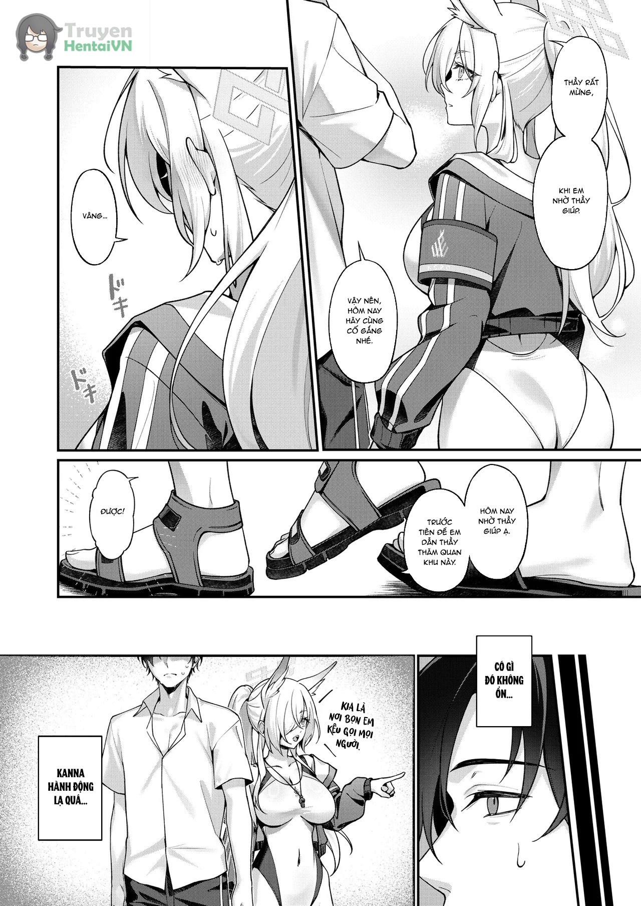 HentaiVN.net - Ảnh 4 - Kanna to Iyashiai (Blue Archive) - Oneshot