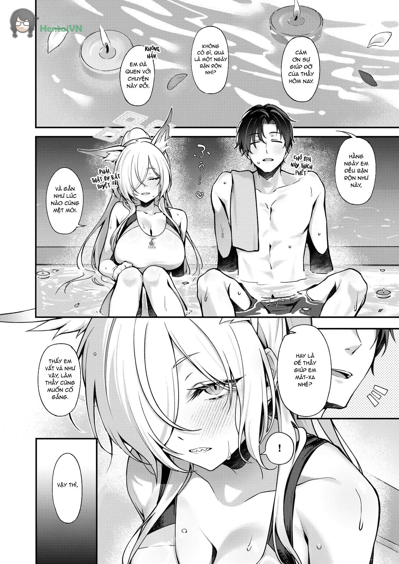HentaiVN.net - Ảnh 6 - Kanna to Iyashiai (Blue Archive) - Oneshot