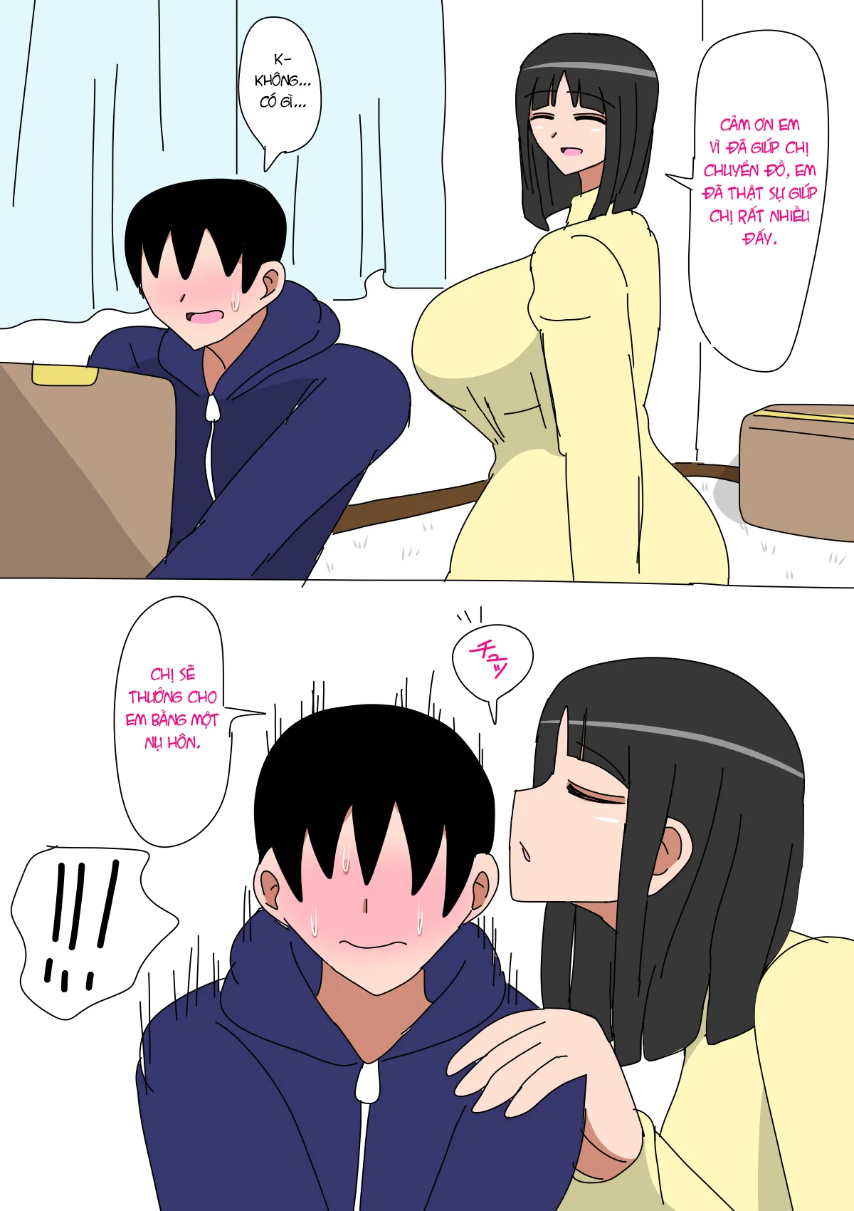 HentaiVN.net - Ảnh 3 - Hajimete no Ane - Chap 1