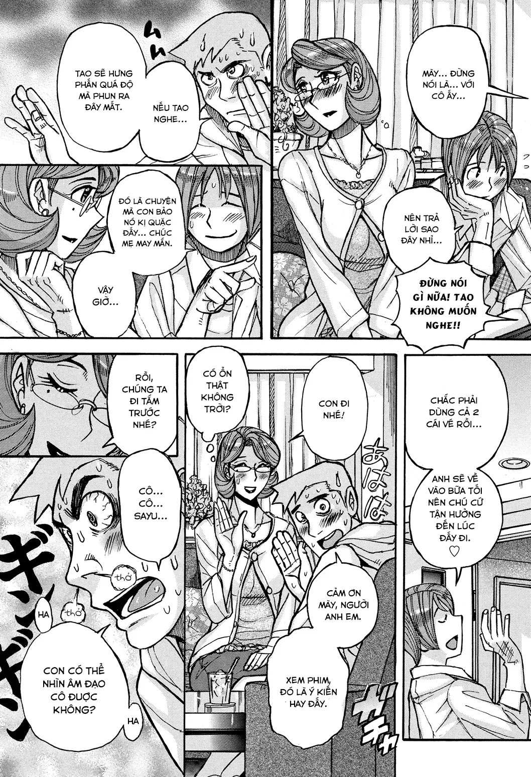 HentaiVN.net - Ảnh 12 - Bà già nhà tôi vẫn cực kì gợi dục [My mother is still super sexy; Ore no Kaa-san ga Itsu made mo Erosugiru] - Chap 2
