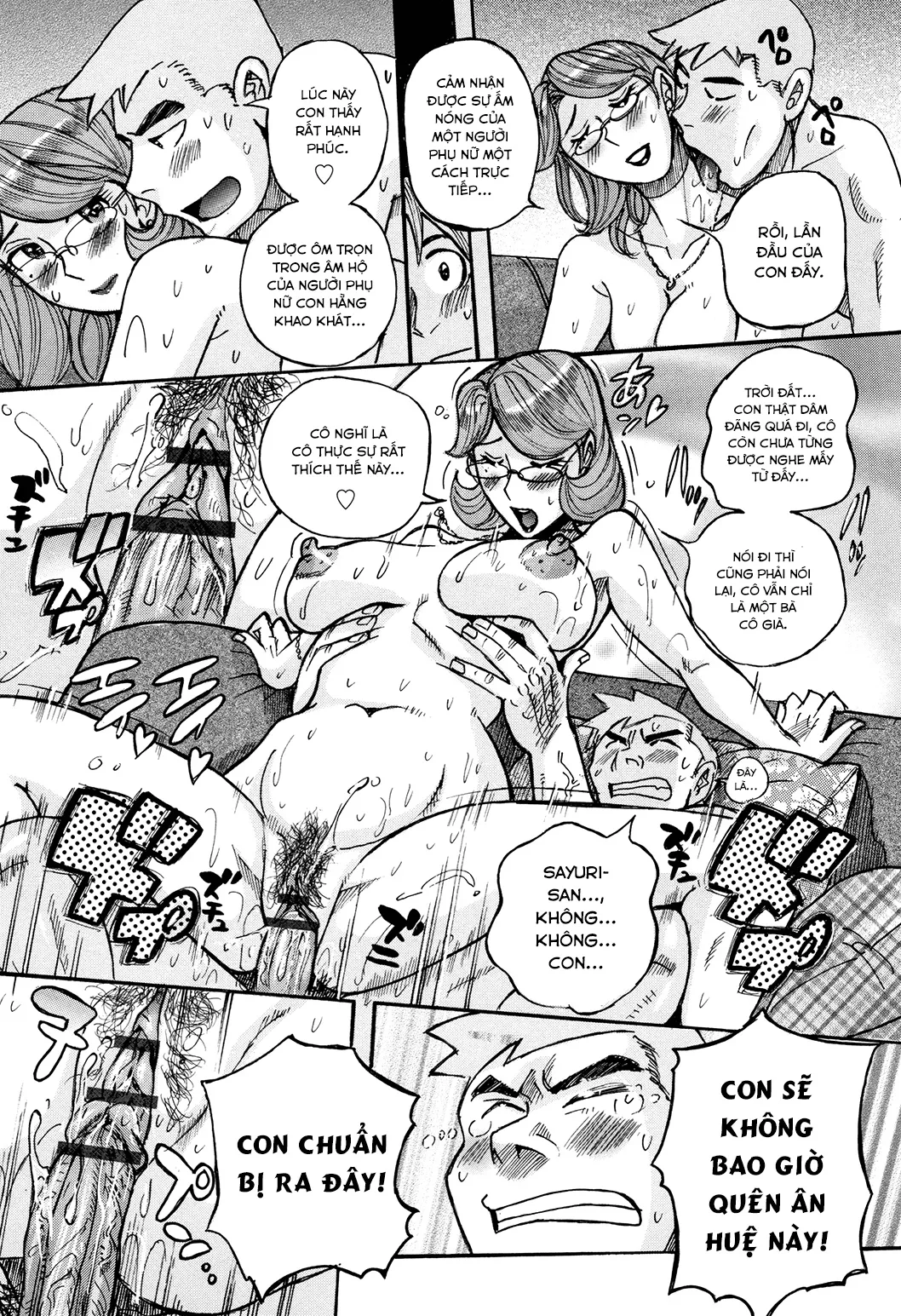 HentaiVN.net - Ảnh 21 - Bà già nhà tôi vẫn cực kì gợi dục [My mother is still super sexy; Ore no Kaa-san ga Itsu made mo Erosugiru] - Chap 2