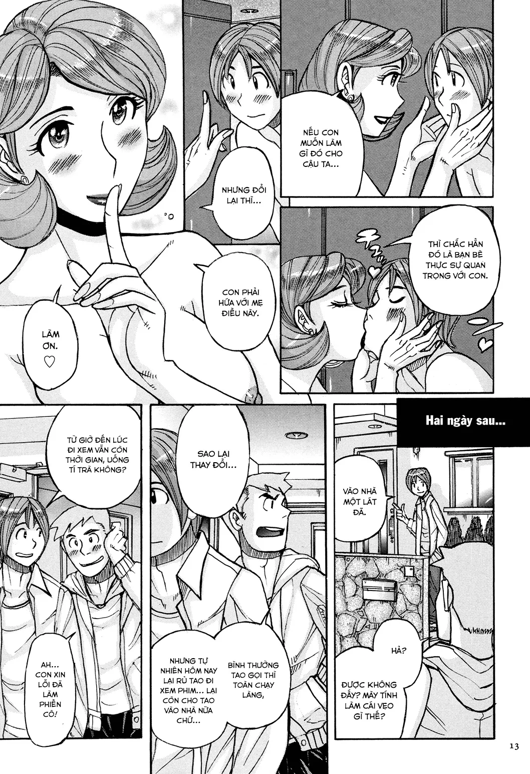 HentaiVN.net - Ảnh 9 - Bà già nhà tôi vẫn cực kì gợi dục [My mother is still super sexy; Ore no Kaa-san ga Itsu made mo Erosugiru] - Chap 2