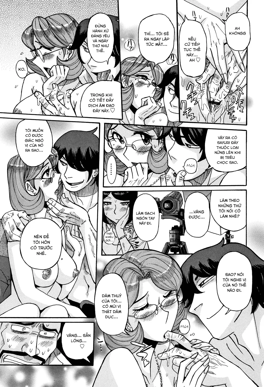 HentaiVN.net - Ảnh 11 - Bà già nhà tôi vẫn cực kì gợi dục [My mother is still super sexy; Ore no Kaa-san ga Itsu made mo Erosugiru] - Chap 3