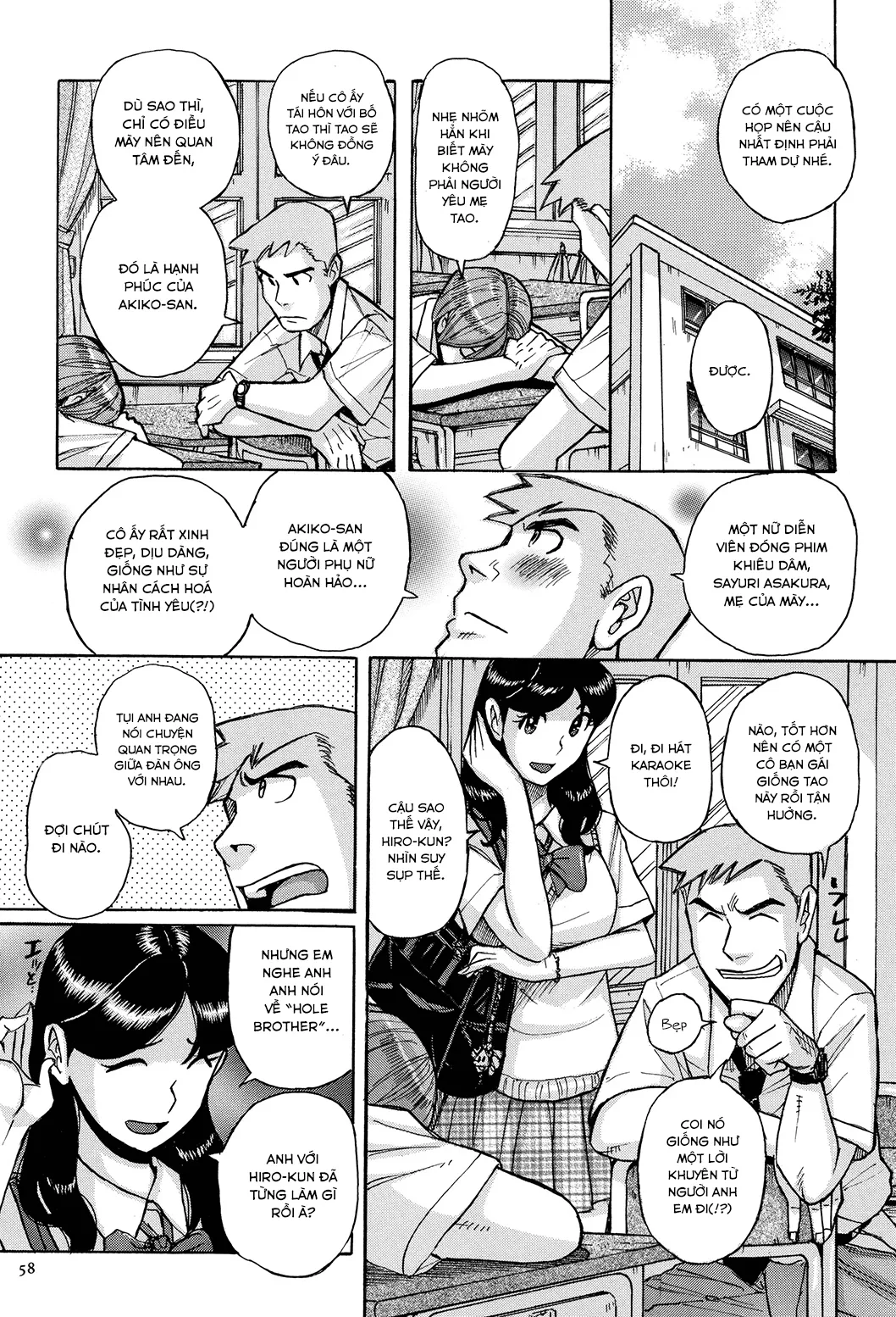 HentaiVN.net - Ảnh 10 - Bà già nhà tôi vẫn cực kì gợi dục [My mother is still super sexy; Ore no Kaa-san ga Itsu made mo Erosugiru] - Chap 4
