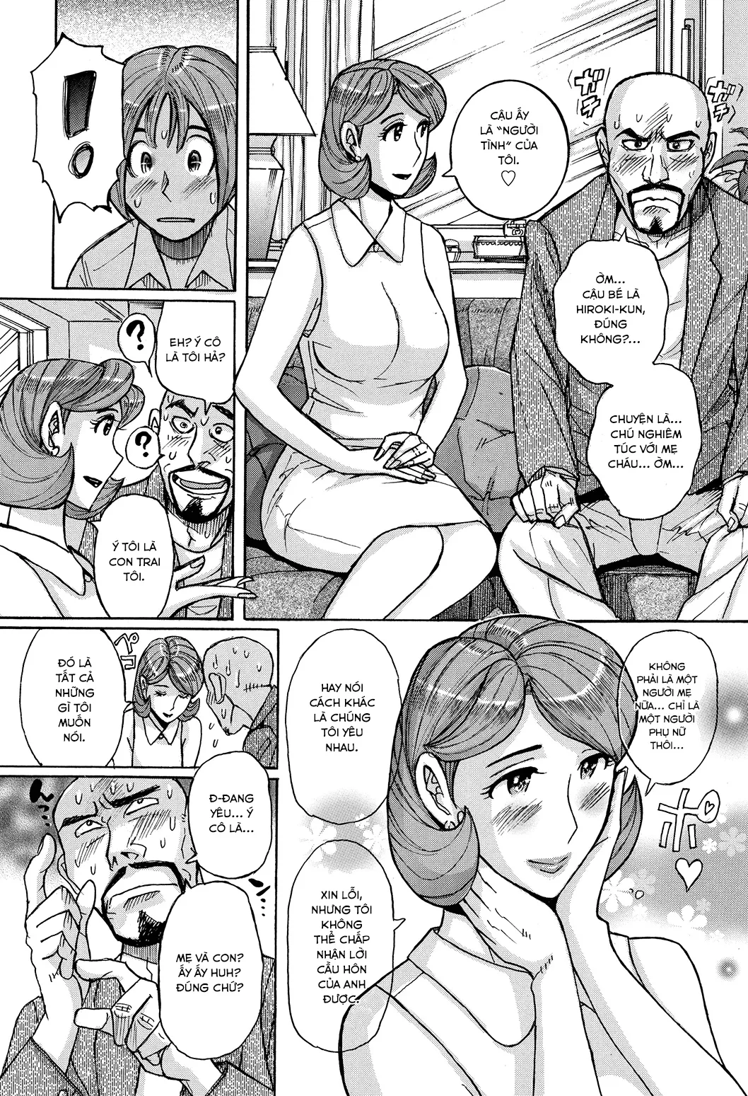 HentaiVN.net - Ảnh 12 - Bà già nhà tôi vẫn cực kì gợi dục [My mother is still super sexy; Ore no Kaa-san ga Itsu made mo Erosugiru] - Chap 4