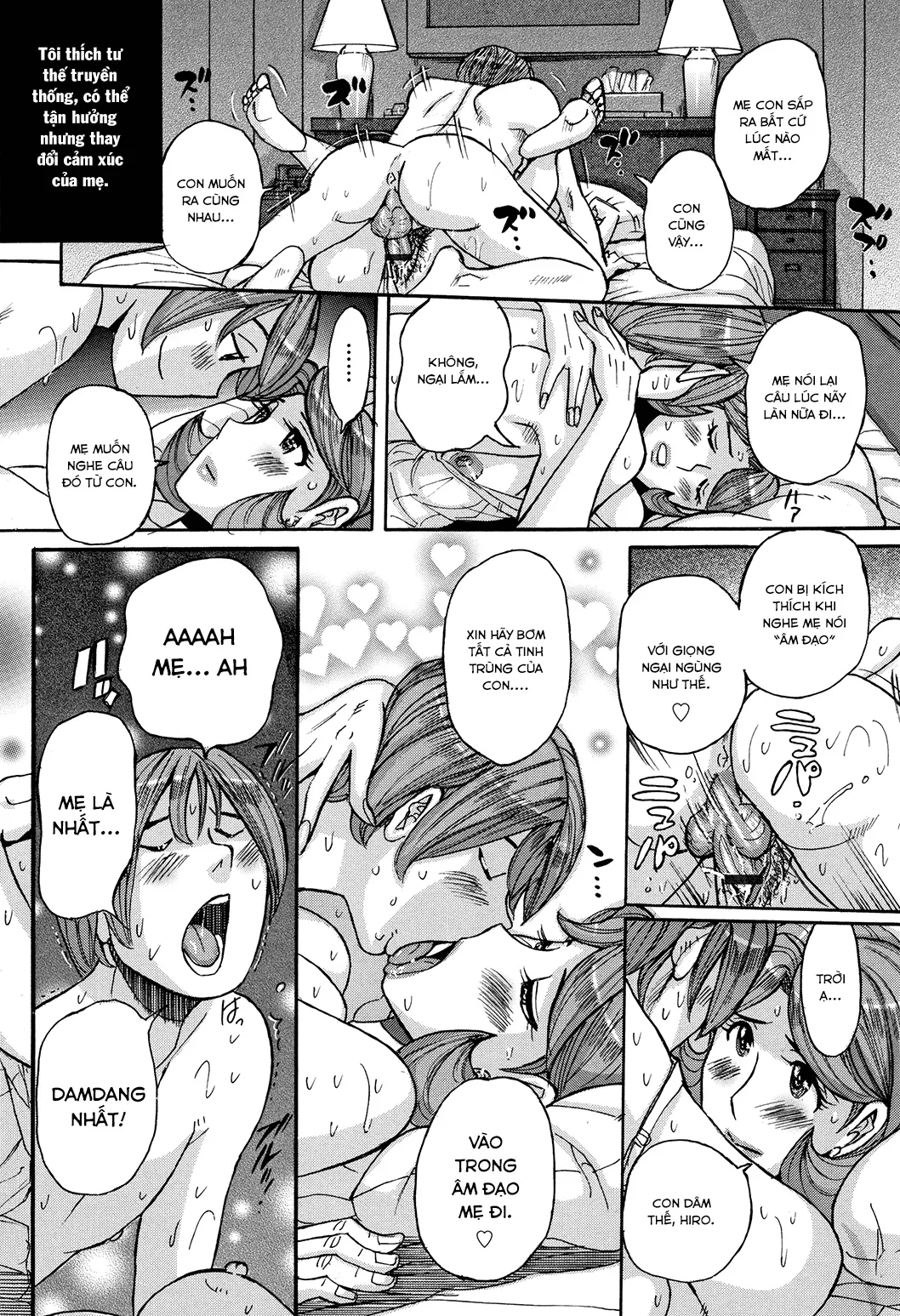 HentaiVN.net - Ảnh 22 - Bà già nhà tôi vẫn cực kì gợi dục [My mother is still super sexy; Ore no Kaa-san ga Itsu made mo Erosugiru] - Chap 4