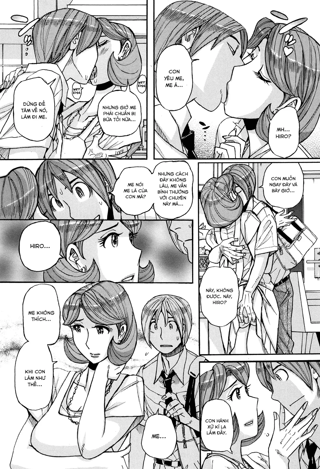 HentaiVN.net - Ảnh 3 - Bà già nhà tôi vẫn cực kì gợi dục [My mother is still super sexy; Ore no Kaa-san ga Itsu made mo Erosugiru] - Chap 4