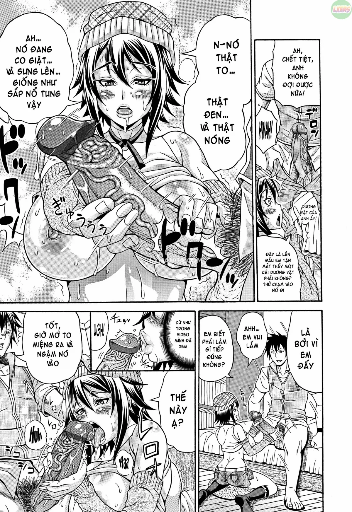 HentaiVN.net - Ảnh 10 - Mamire Chichi [Sticky Tits Feel Hot All Over;] - Chap 4