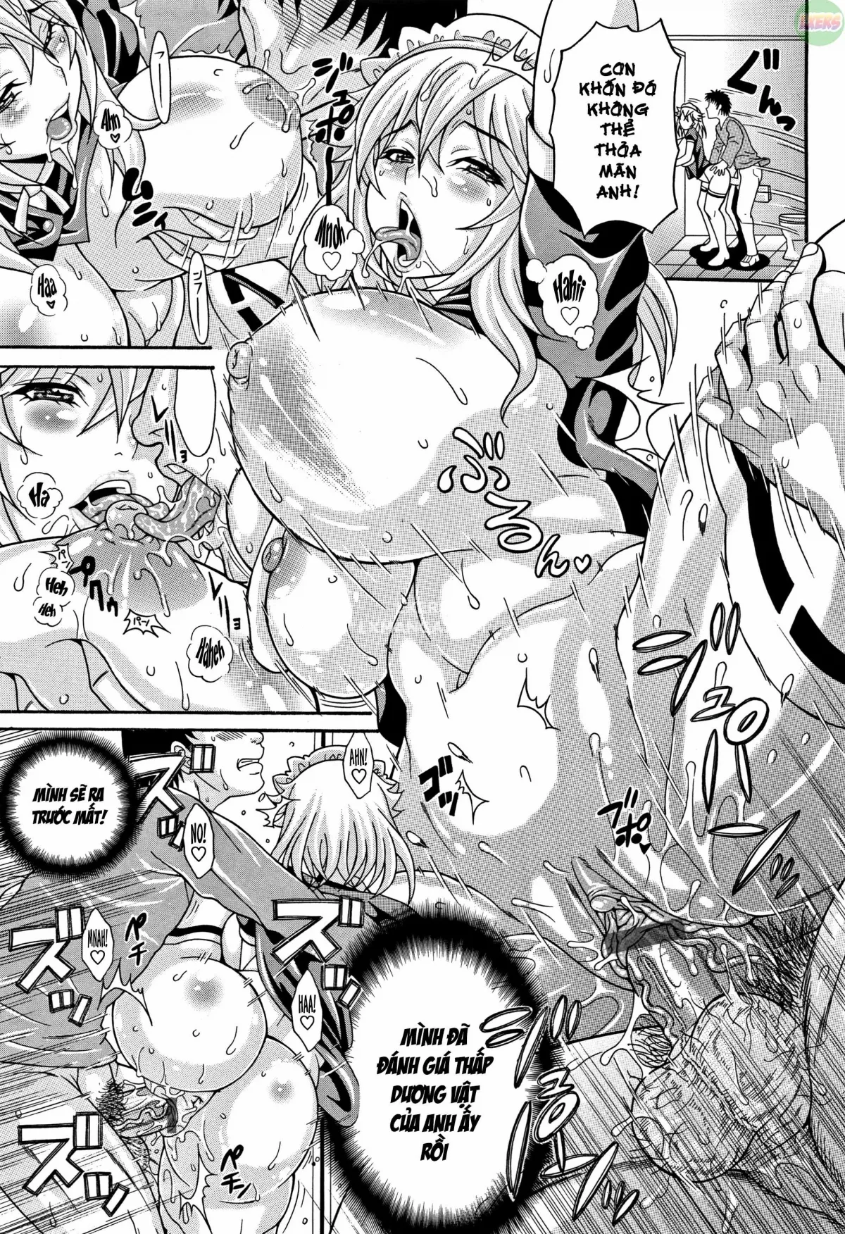 HentaiVN.net - Ảnh 16 - Mamire Chichi [Sticky Tits Feel Hot All Over;] - Chap 5