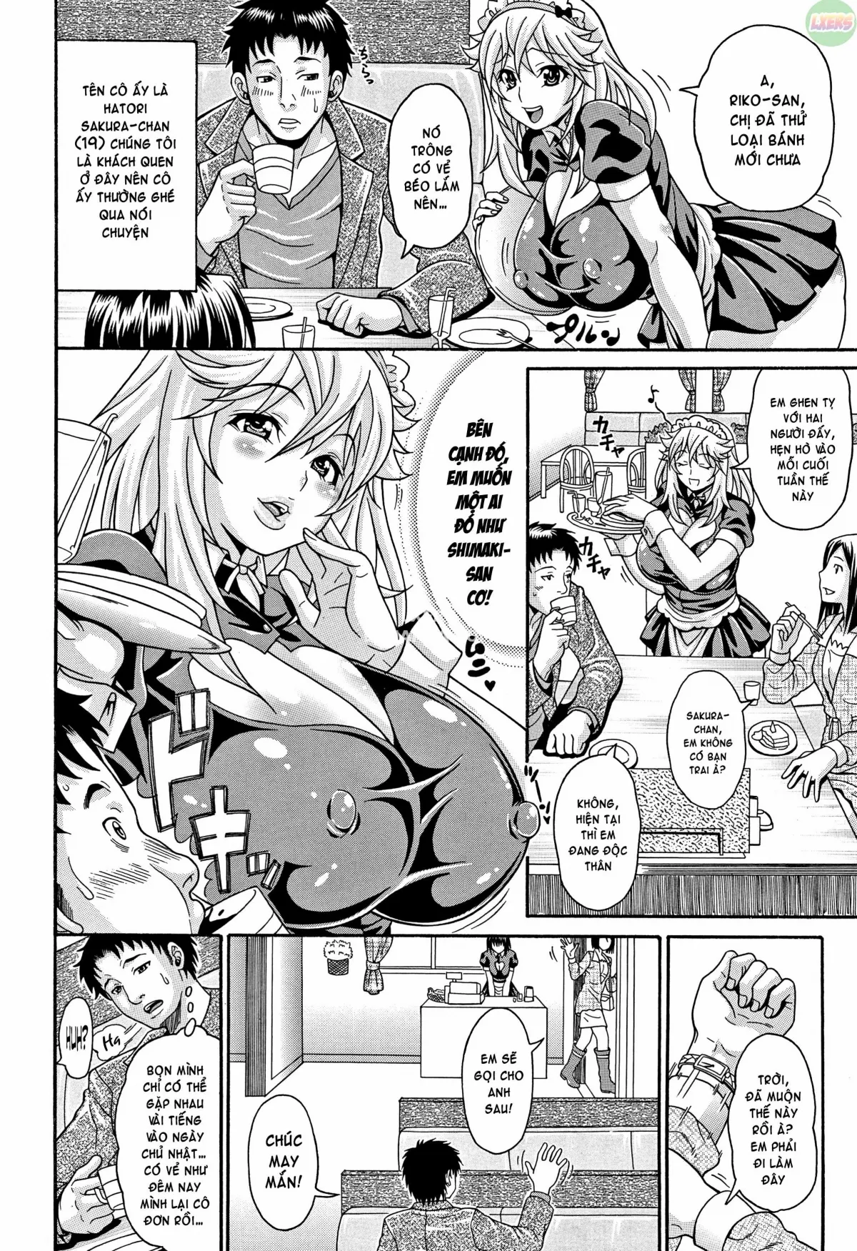 HentaiVN.net - Ảnh 5 - Mamire Chichi [Sticky Tits Feel Hot All Over;] - Chap 5
