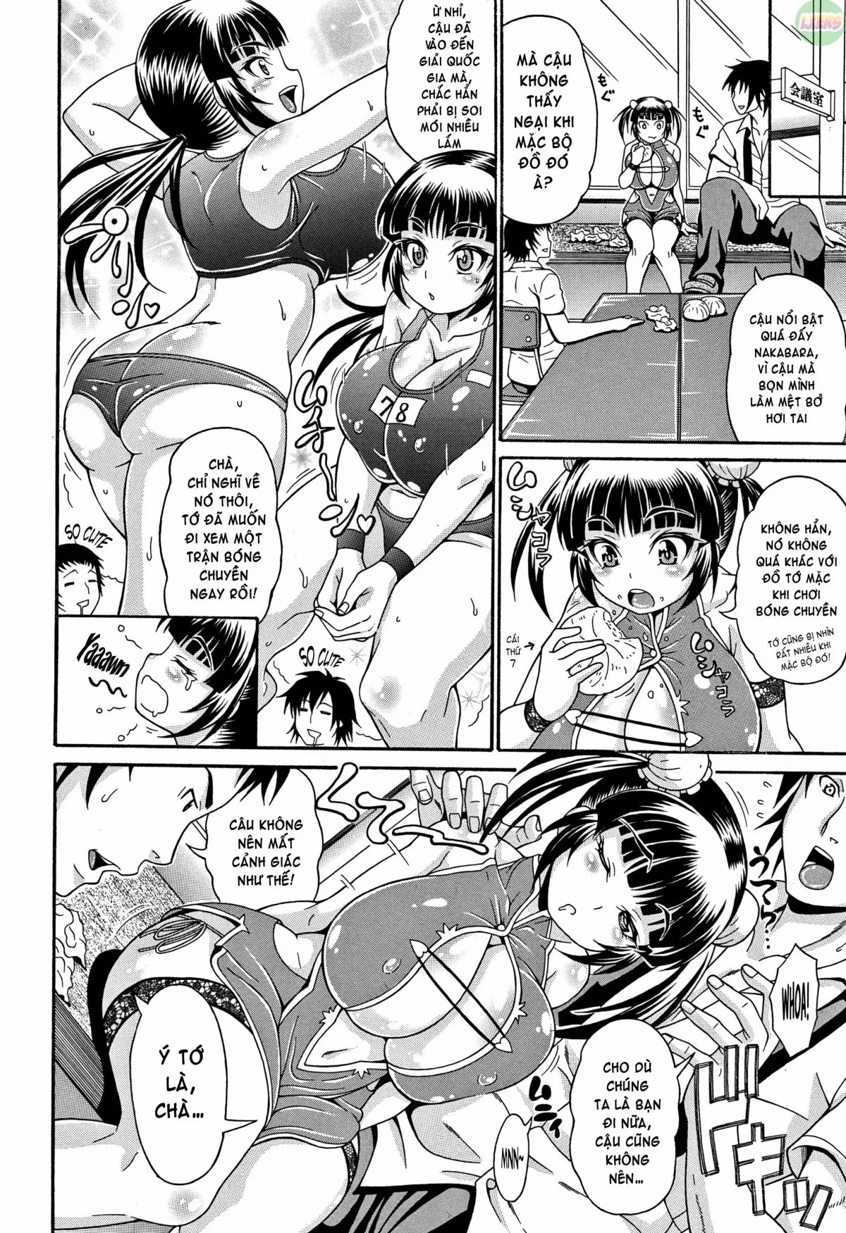 HentaiVN.net - Ảnh 5 - Mamire Chichi [Sticky Tits Feel Hot All Over;] - Chap 6