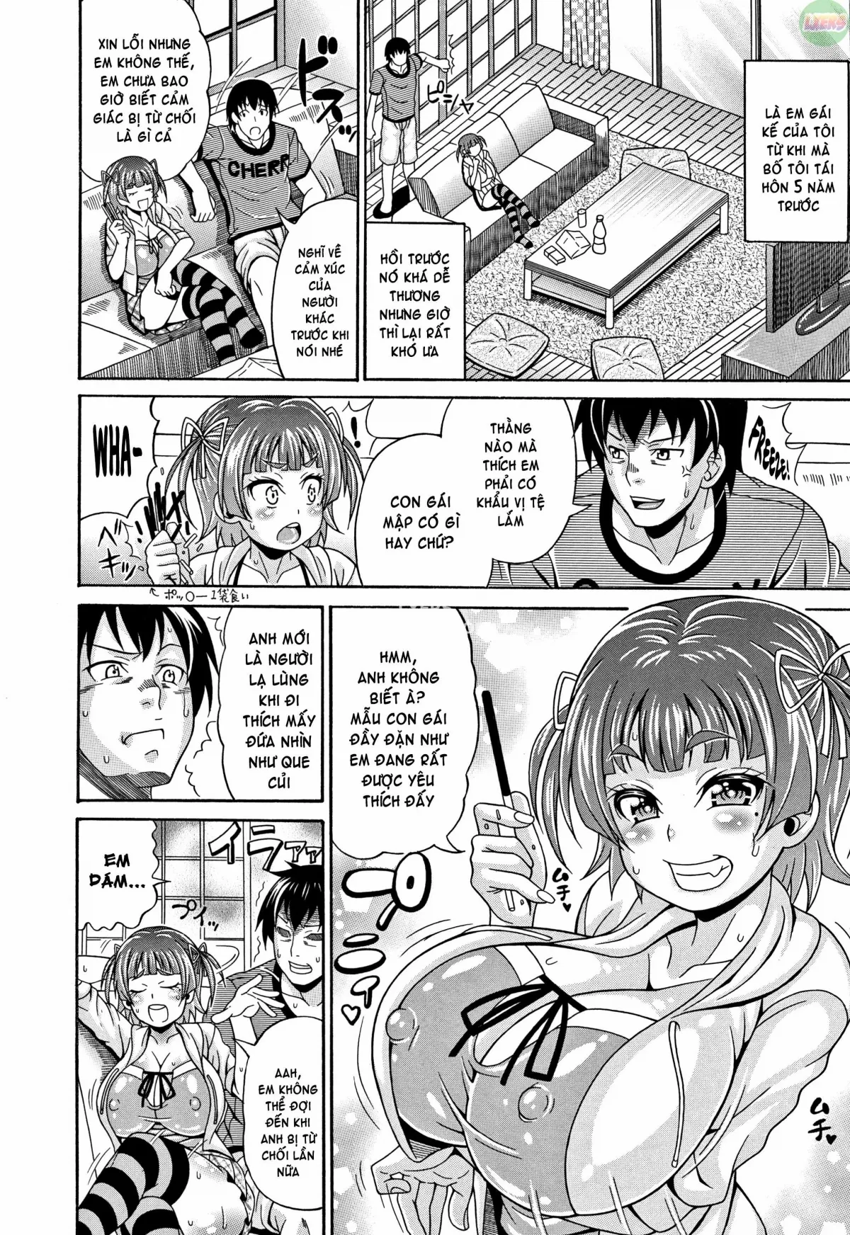 HentaiVN.net - Ảnh 5 - Mamire Chichi [Sticky Tits Feel Hot All Over;] - Chap 7