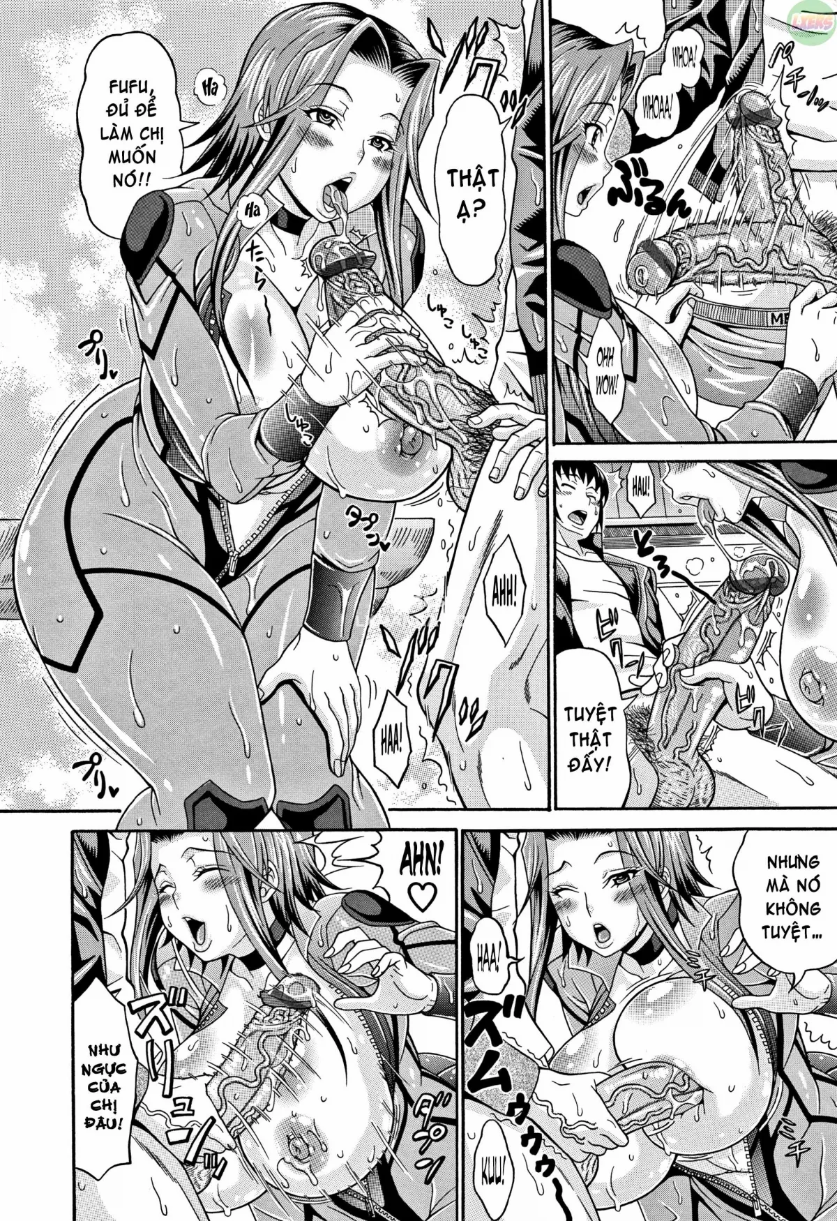 HentaiVN.net - Ảnh 11 - Mamire Chichi [Sticky Tits Feel Hot All Over;] - Chap 9