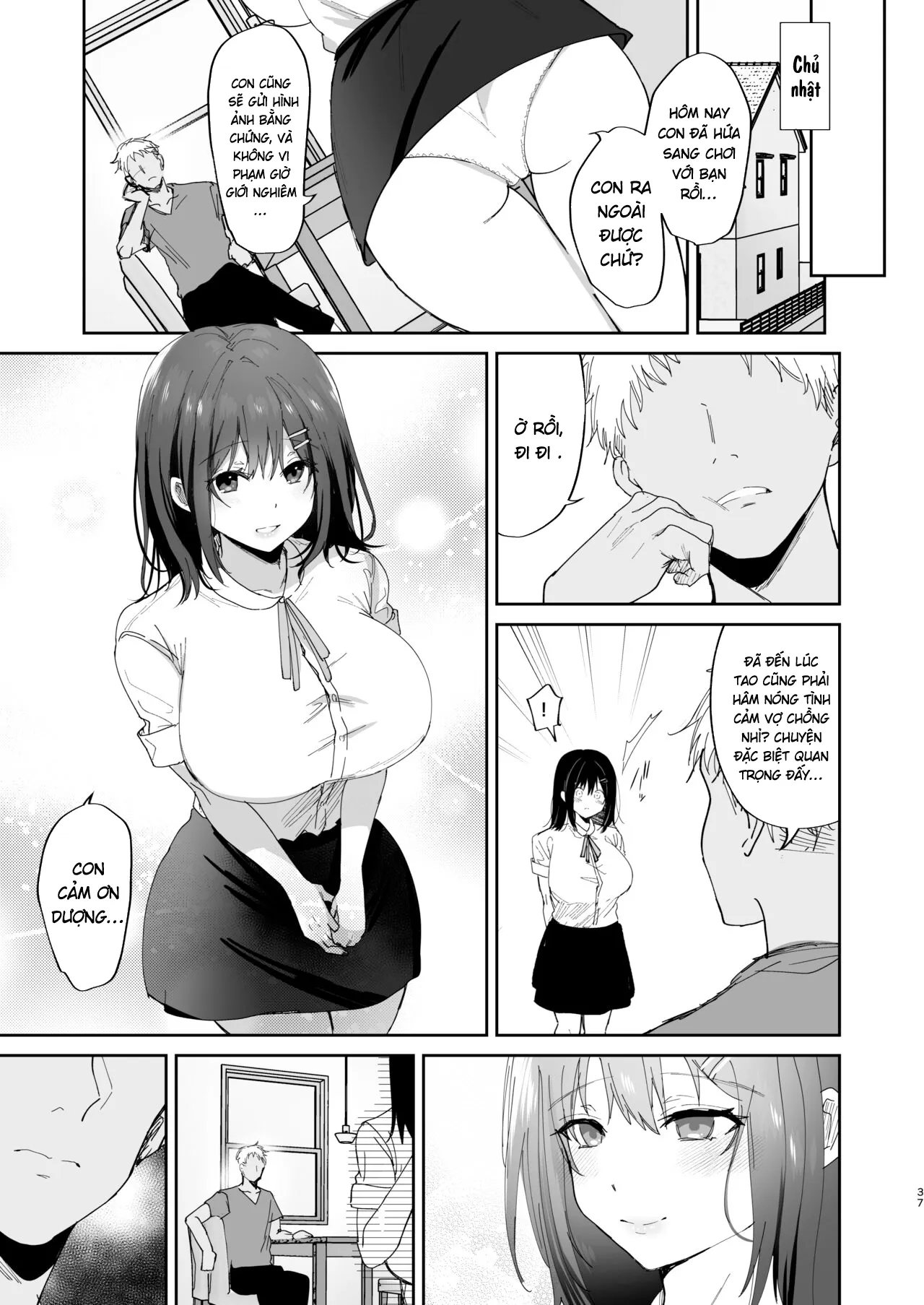 HentaiVN.net - Ảnh 37 - Boku no Kanojo wa Giri no Chichi ni Nando mo Okasarete ita [僕の彼女は義理の父に何度も犯されていた] - Oneshot