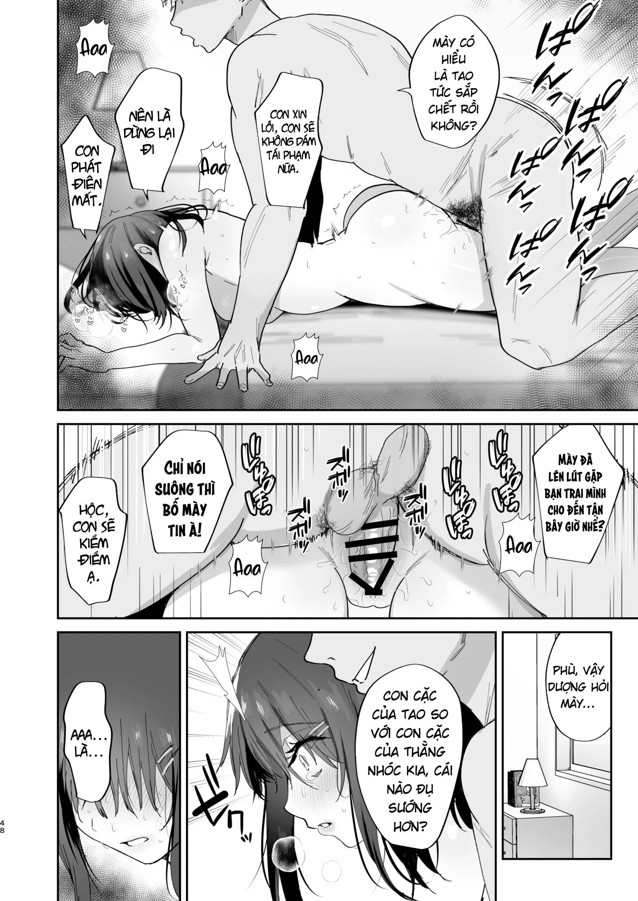 HentaiVN.net - Ảnh 48 - Boku no Kanojo wa Giri no Chichi ni Nando mo Okasarete ita [僕の彼女は義理の父に何度も犯されていた] - Oneshot