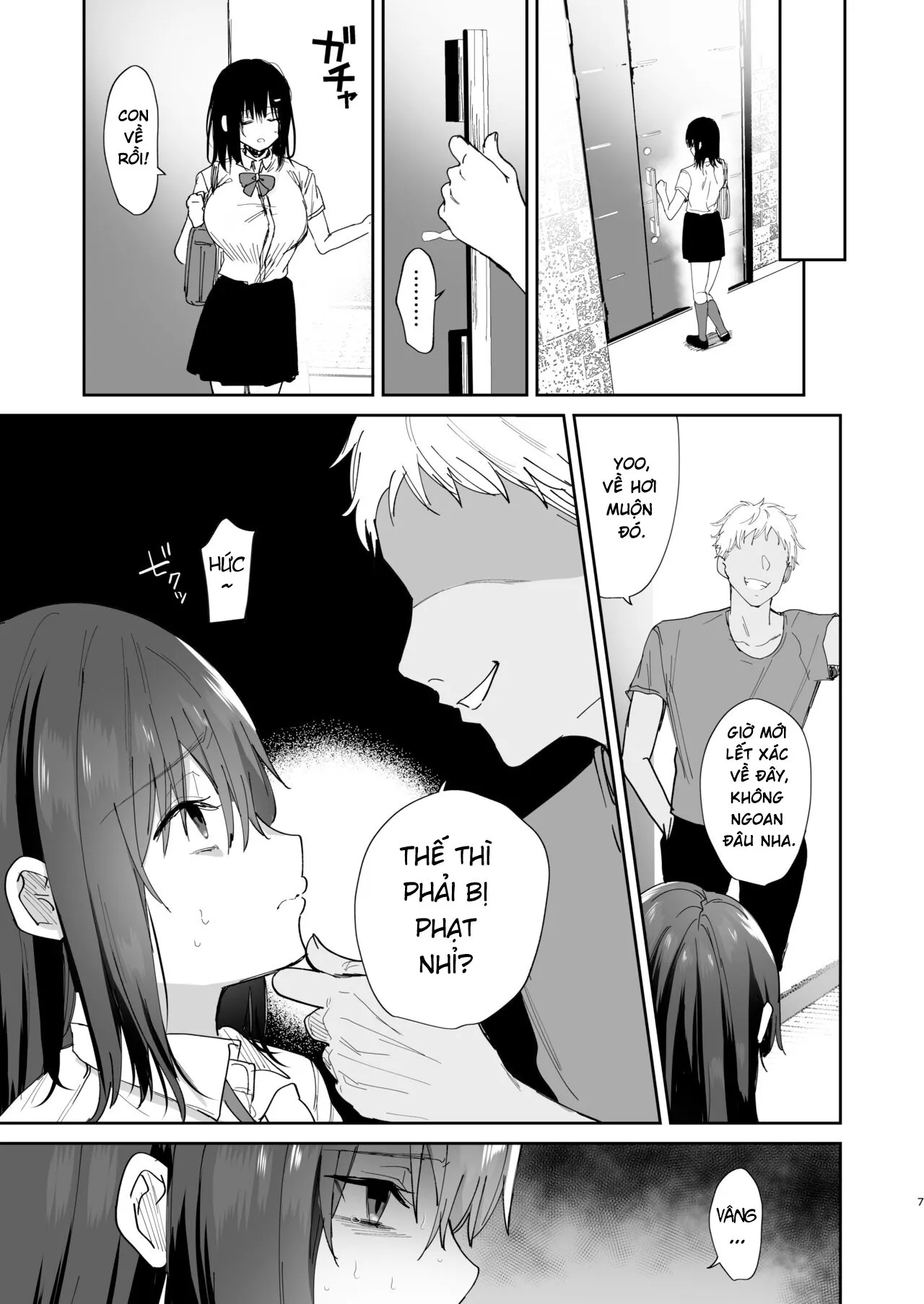 HentaiVN.net - Ảnh 7 - Boku no Kanojo wa Giri no Chichi ni Nando mo Okasarete ita [僕の彼女は義理の父に何度も犯されていた] - Oneshot