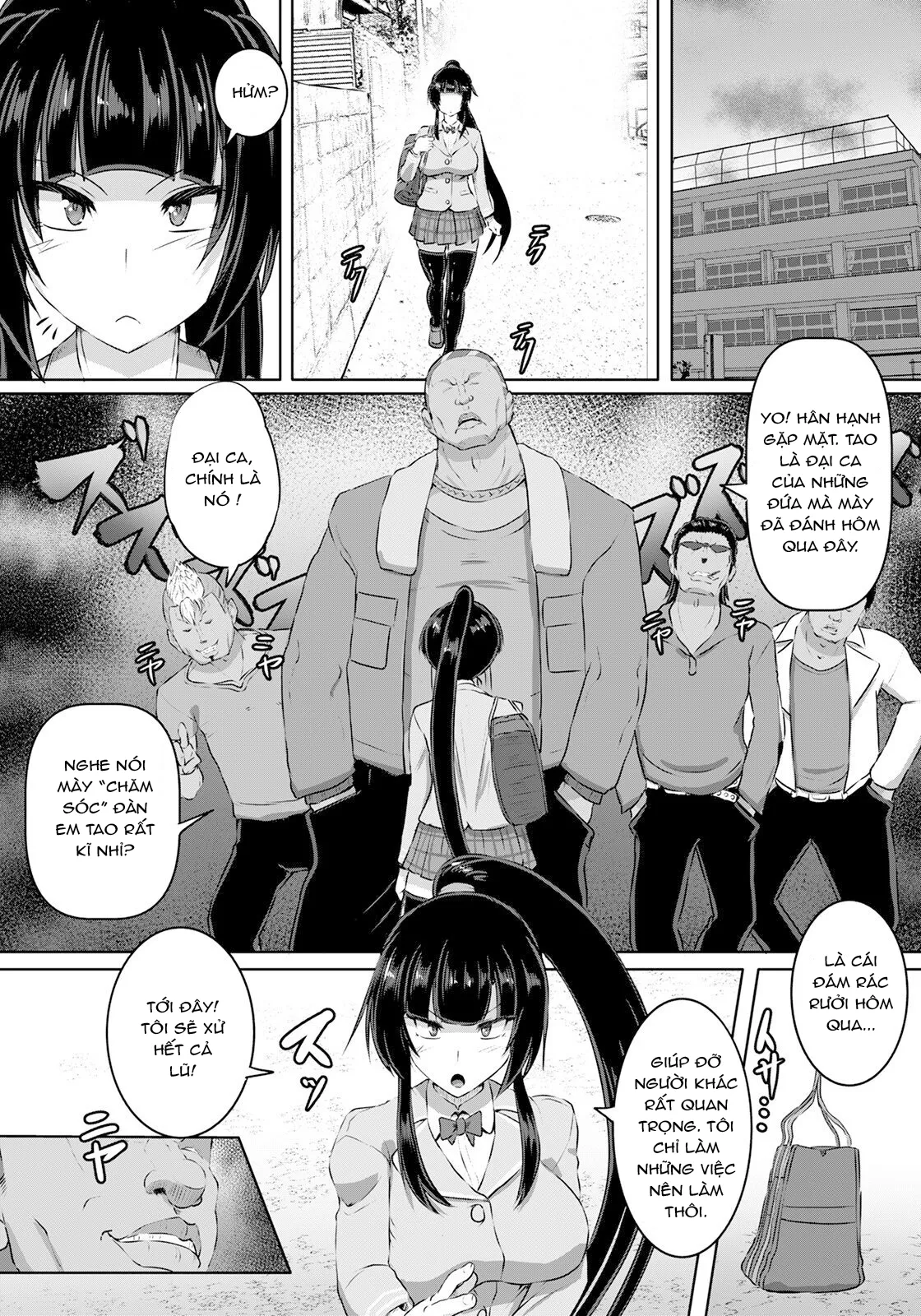 HentaiVN.net - Ảnh 4 - Cưỡng hiếp em nữ sinh đanh đá [Kakutou JK Wakara SEX] - Oneshot