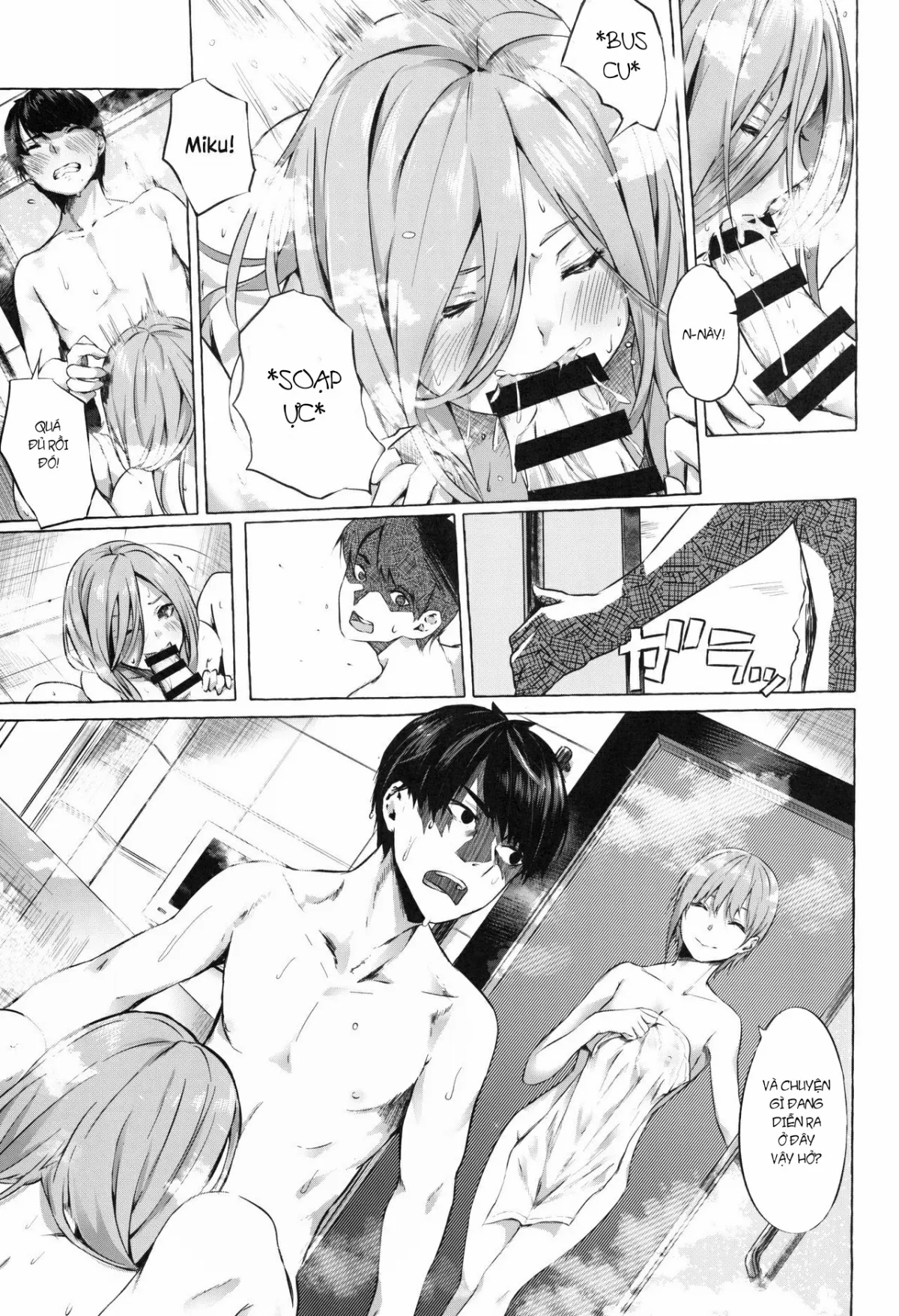 HentaiVN.net - Ảnh 8 - Giấc Mộng Vàng Với Chị Em Sinh Năm (Gotoubun no Hanayome) [Gotoubun no Sorayume | A Five-Part Fantasy (Gotoubun no Hanayome); 五等分の空夢 (五等分の花嫁)] - Phần 1