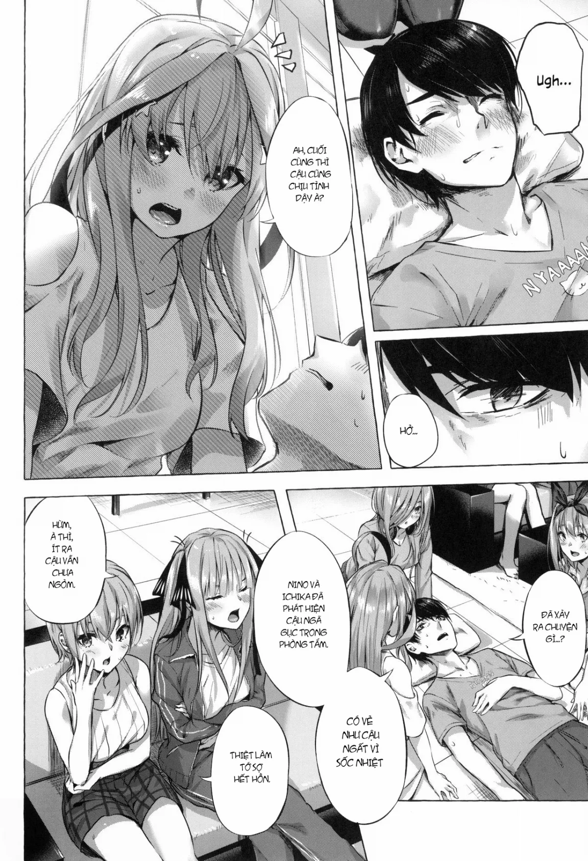 HentaiVN.net - Ảnh 15 - Giấc Mộng Vàng Với Chị Em Sinh Năm (Gotoubun no Hanayome) [Gotoubun no Sorayume | A Five-Part Fantasy (Gotoubun no Hanayome); 五等分の空夢 (五等分の花嫁)] - Phần 2 - END