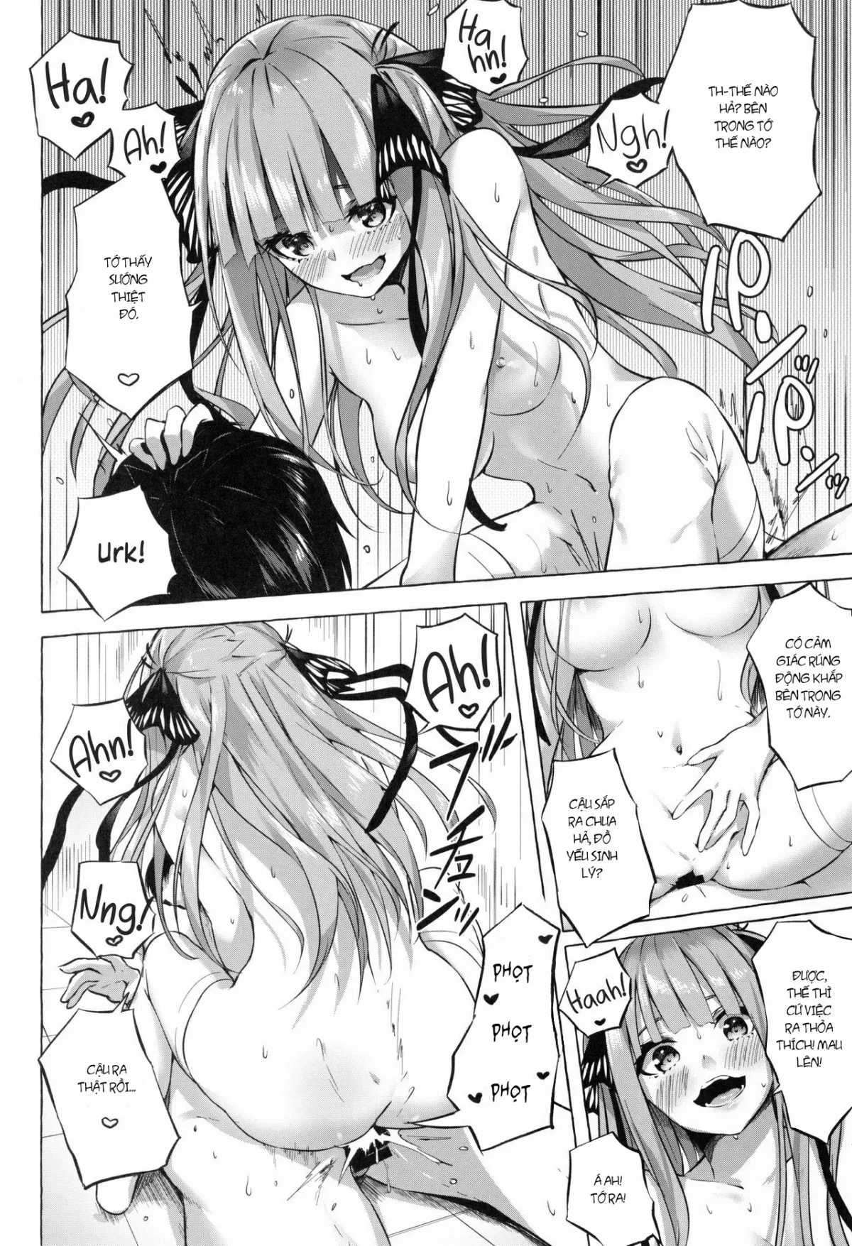 HentaiVN.net - Ảnh 9 - Giấc Mộng Vàng Với Chị Em Sinh Năm (Gotoubun no Hanayome) [Gotoubun no Sorayume | A Five-Part Fantasy (Gotoubun no Hanayome); 五等分の空夢 (五等分の花嫁)] - Phần 2 - END