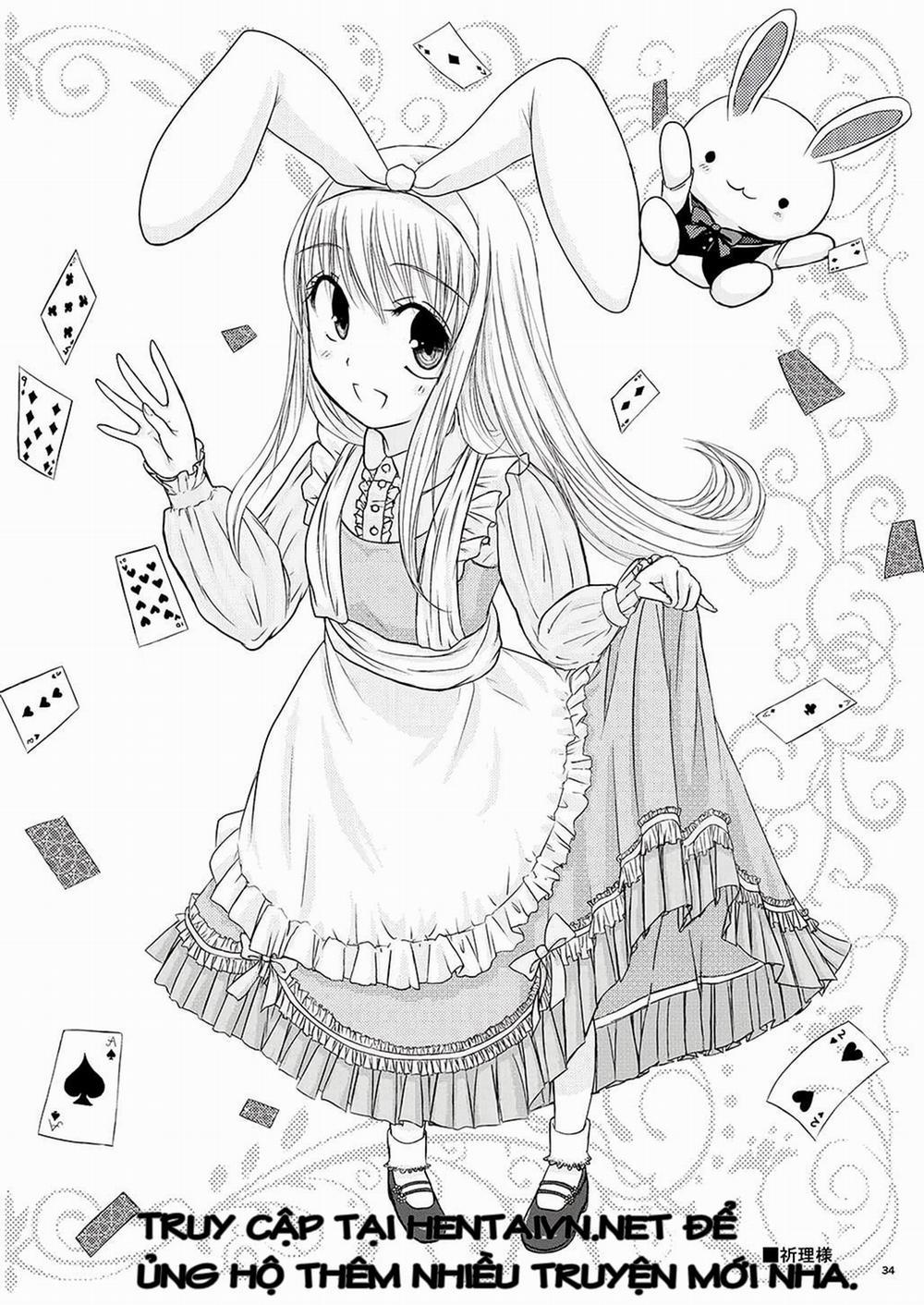 HentaiVN.net - Ảnh 30 - Alice To Taieki Mazeau Shokushu Douketsu (Alice In Wonderland) [Alice in wonderland bản đục khoét] - Oneshot