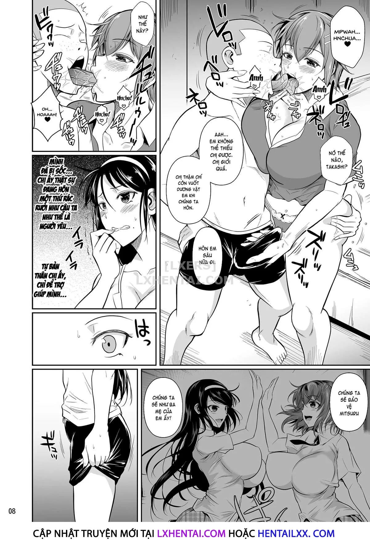 HentaiVN.net - Ảnh 10 - Touchuukasou 8 ~Shinyuu No Shimai O Musaboru Natsu~ Saishuushou - Chap 13