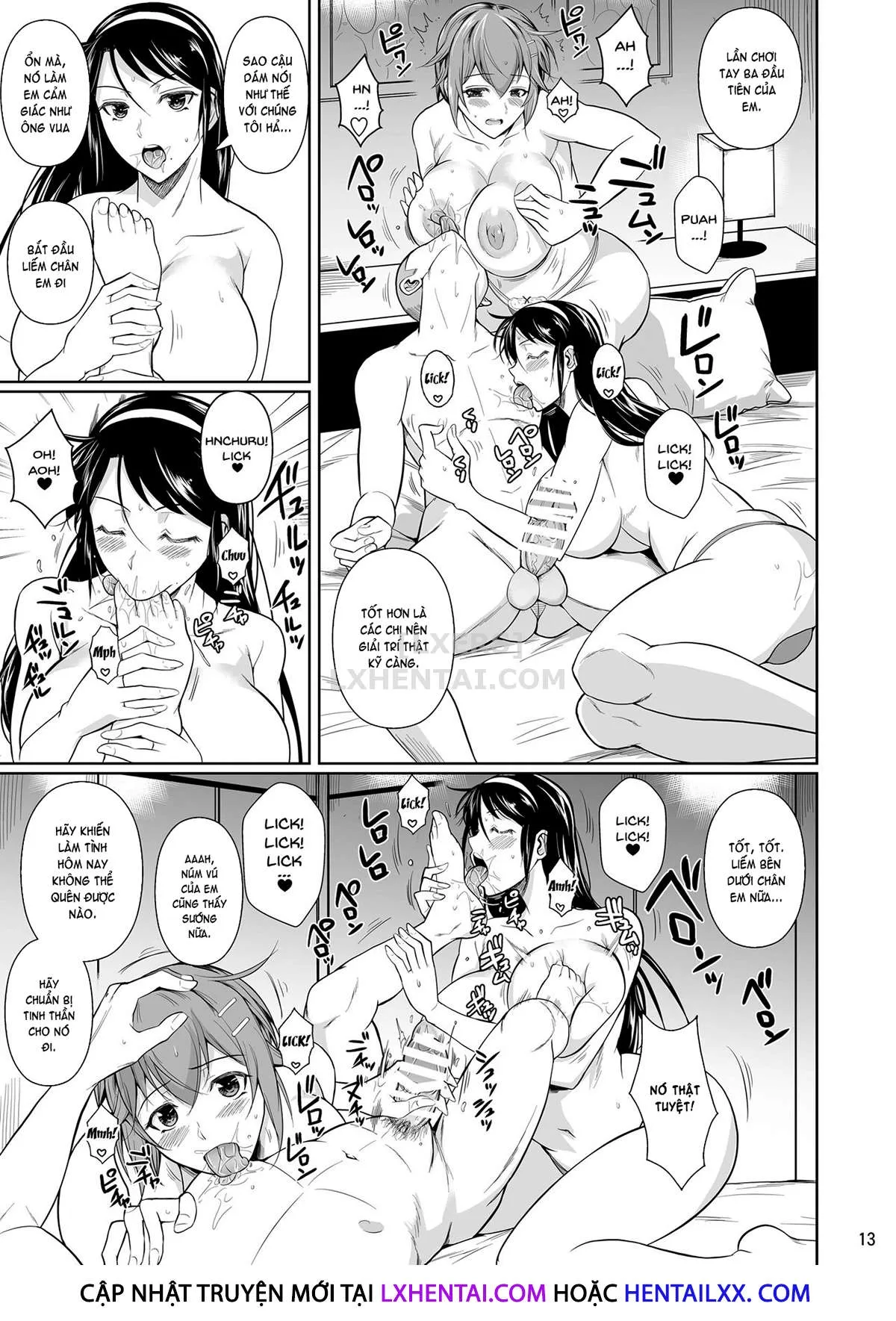 HentaiVN.net - Ảnh 15 - Touchuukasou 8 ~Shinyuu No Shimai O Musaboru Natsu~ Saishuushou - Chap 13