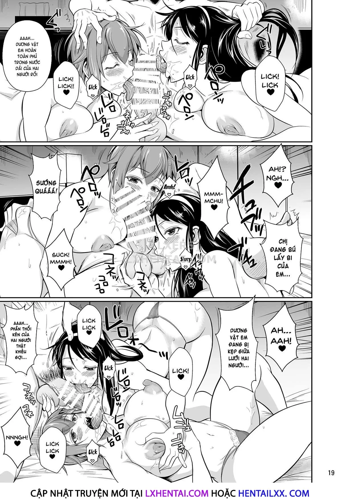 HentaiVN.net - Ảnh 21 - Touchuukasou 8 ~Shinyuu No Shimai O Musaboru Natsu~ Saishuushou - Chap 13