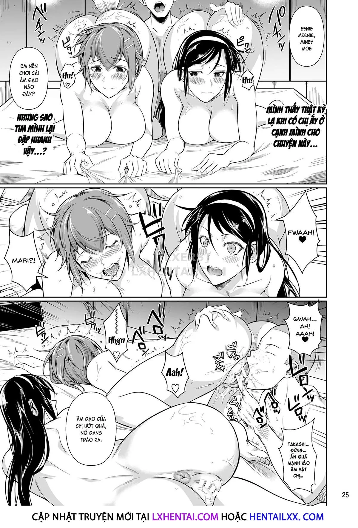 HentaiVN.net - Ảnh 27 - Touchuukasou 8 ~Shinyuu No Shimai O Musaboru Natsu~ Saishuushou - Chap 13