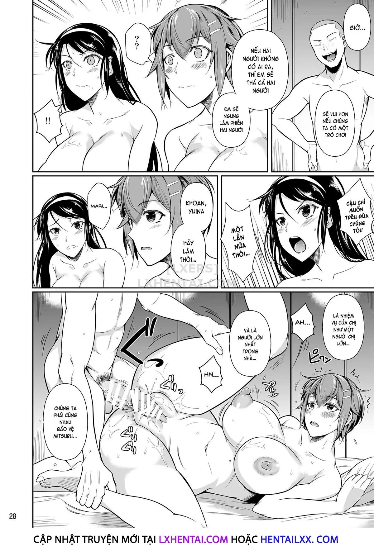 HentaiVN.net - Ảnh 30 - Touchuukasou 8 ~Shinyuu No Shimai O Musaboru Natsu~ Saishuushou - Chap 13