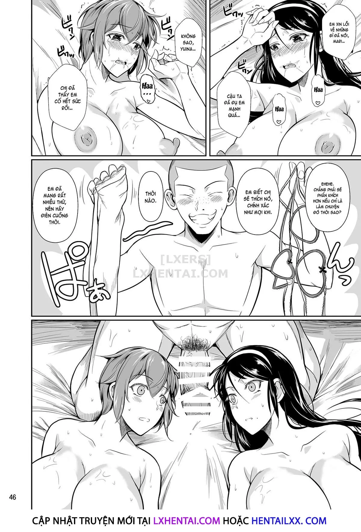 HentaiVN.net - Ảnh 48 - Touchuukasou 8 ~Shinyuu No Shimai O Musaboru Natsu~ Saishuushou - Chap 13