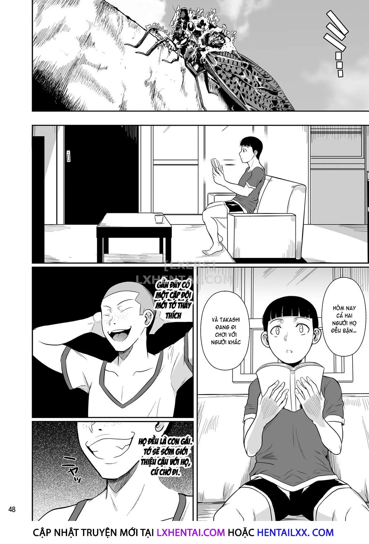 HentaiVN.net - Ảnh 50 - Touchuukasou 8 ~Shinyuu No Shimai O Musaboru Natsu~ Saishuushou - Chap 13