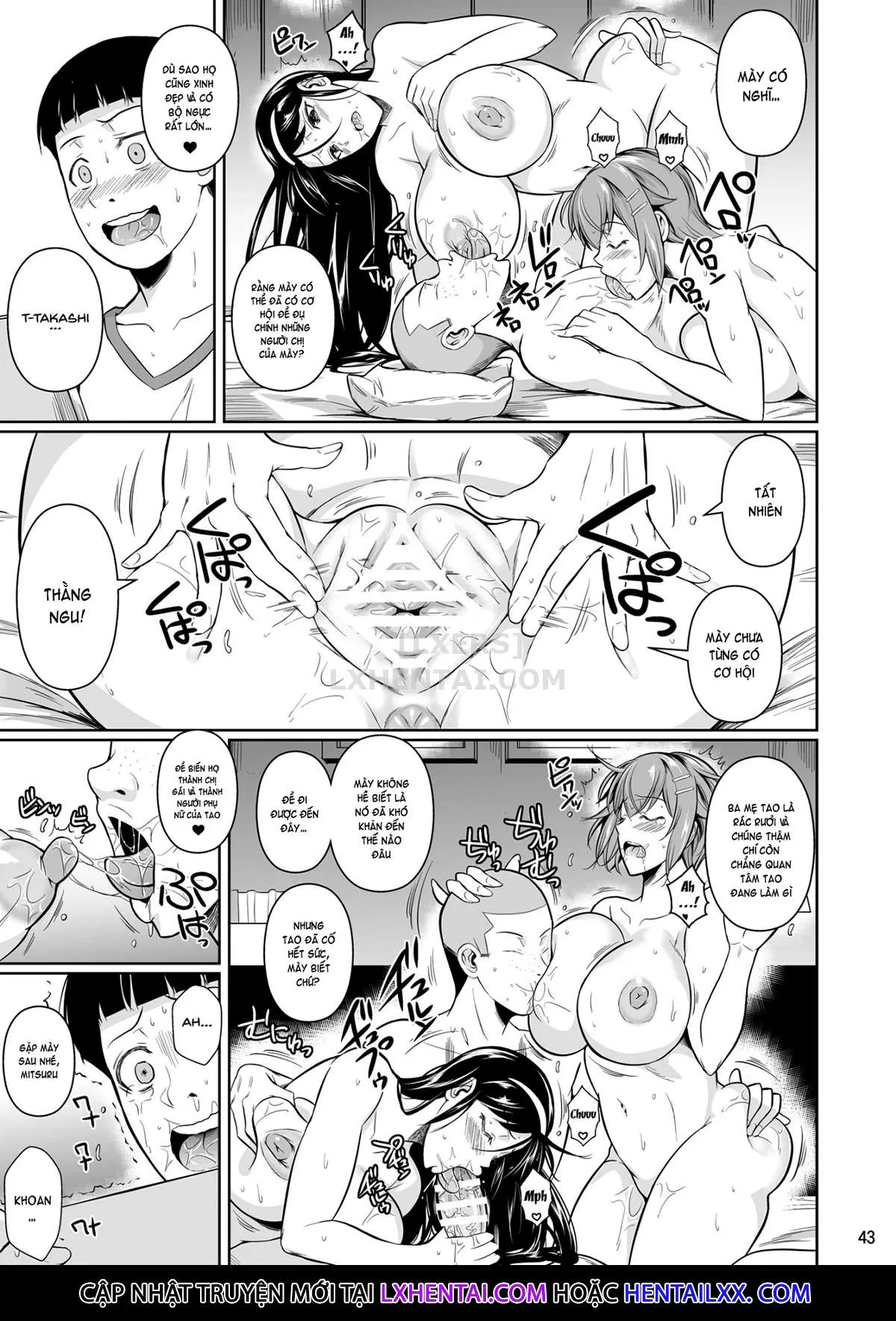 HentaiVN.net - Ảnh 45 - Touchuukasou 8 ~Shinyuu No Shimai O Musaboru Natsu~ Saishuushou - Chap 14 - END