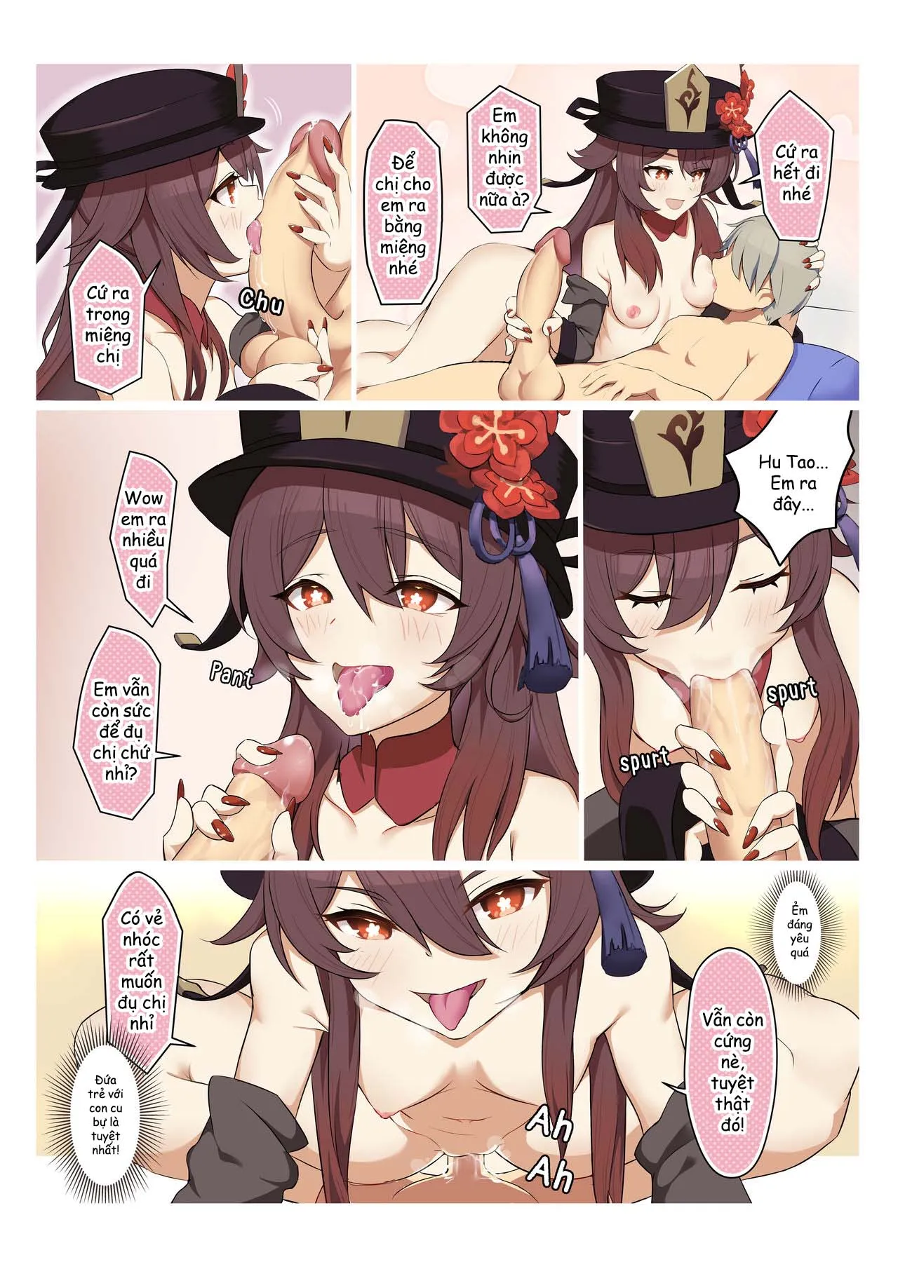 HentaiVN.net - Ảnh 4 - Hu Tao và Shota (Genshin Impact) - Oneshot